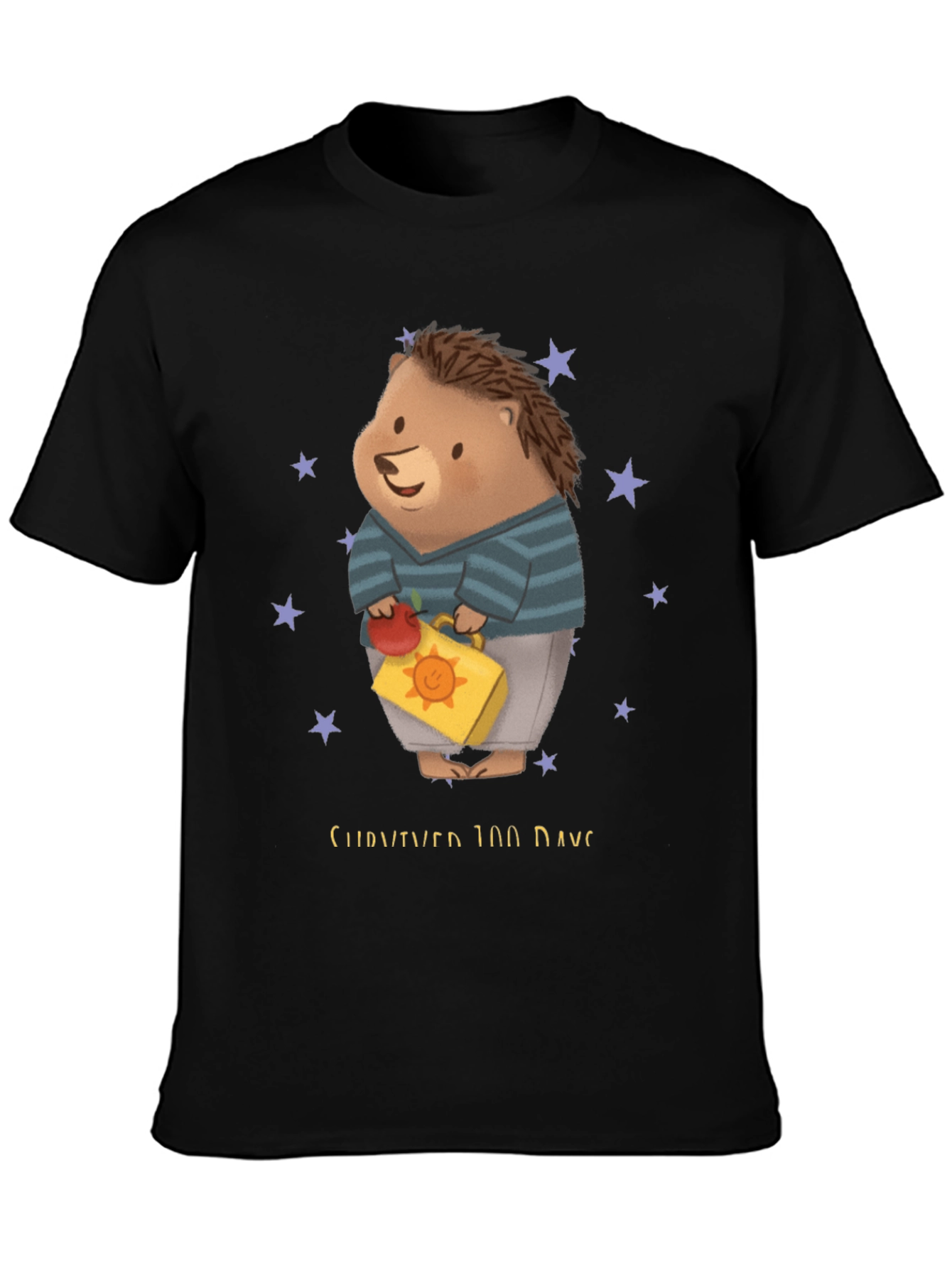 100 Days of School Hedgehog Tee
