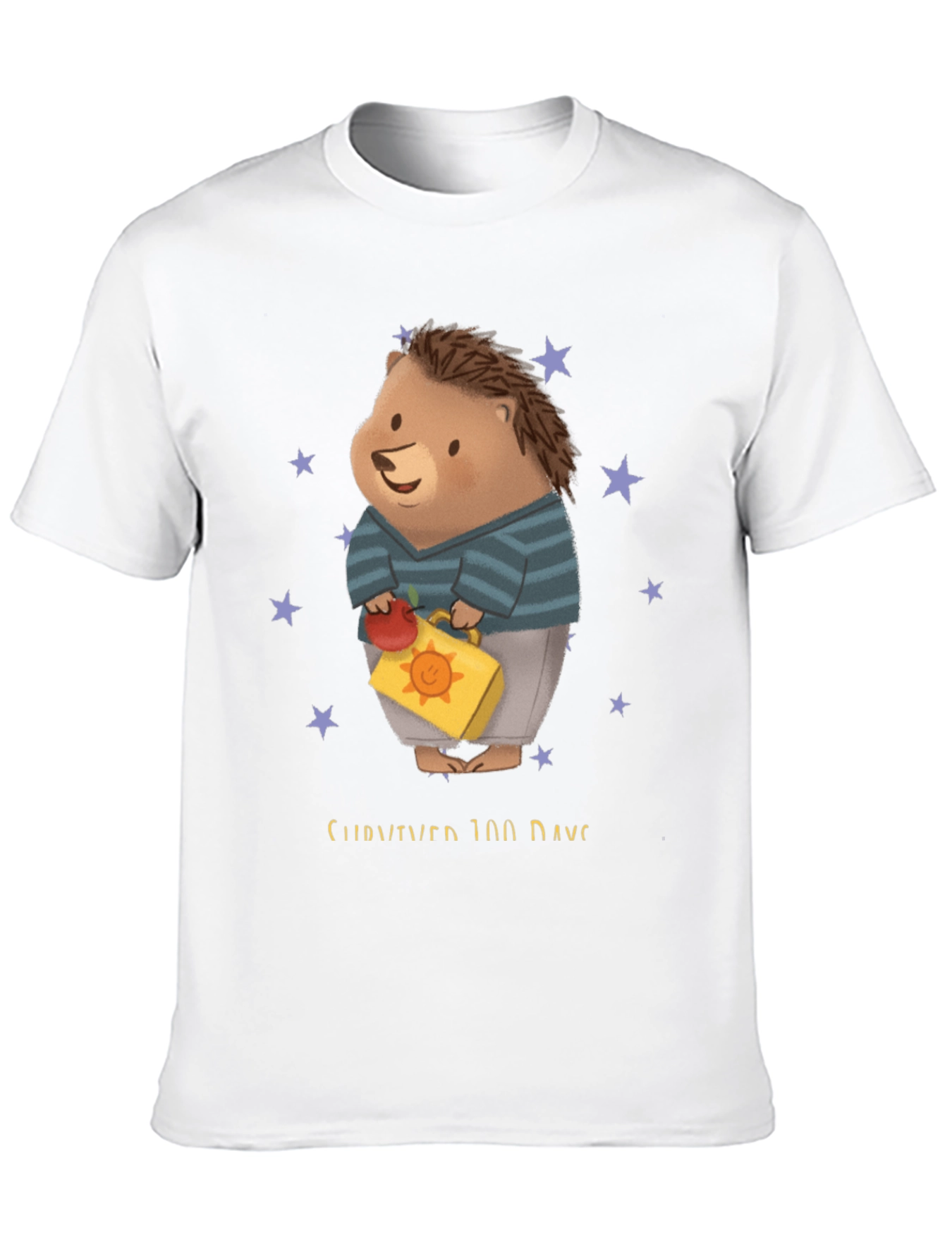 100 Days of School Hedgehog Tee