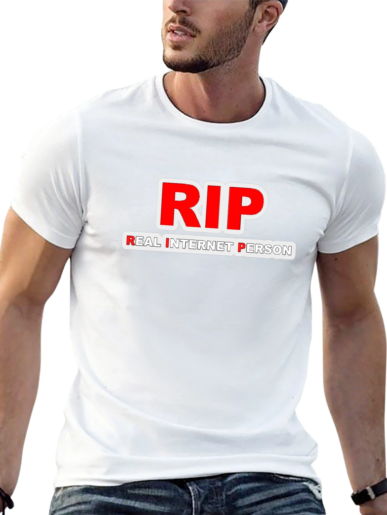RIP Real Internet Person T-Shirt - Black