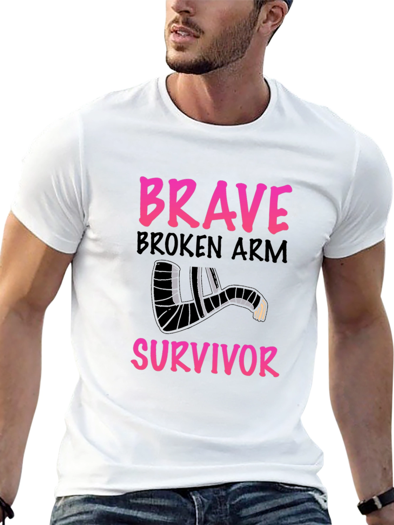 Brave Broken Arm Survivor T-Shirt