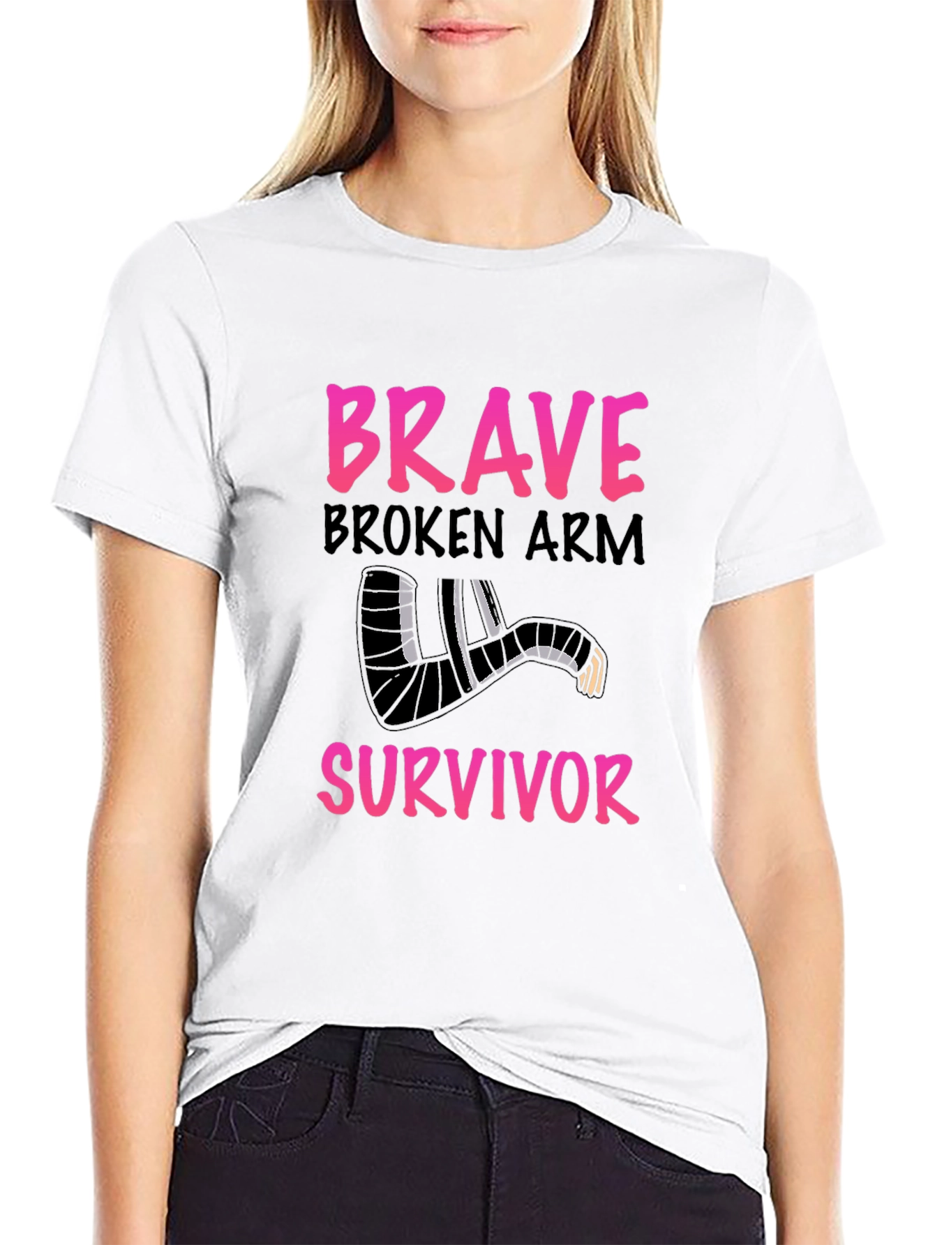 Brave Broken Arm Survivor T-Shirt