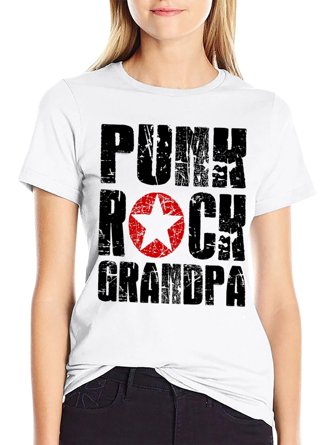 Punk Rock Grandpa T-Shirt