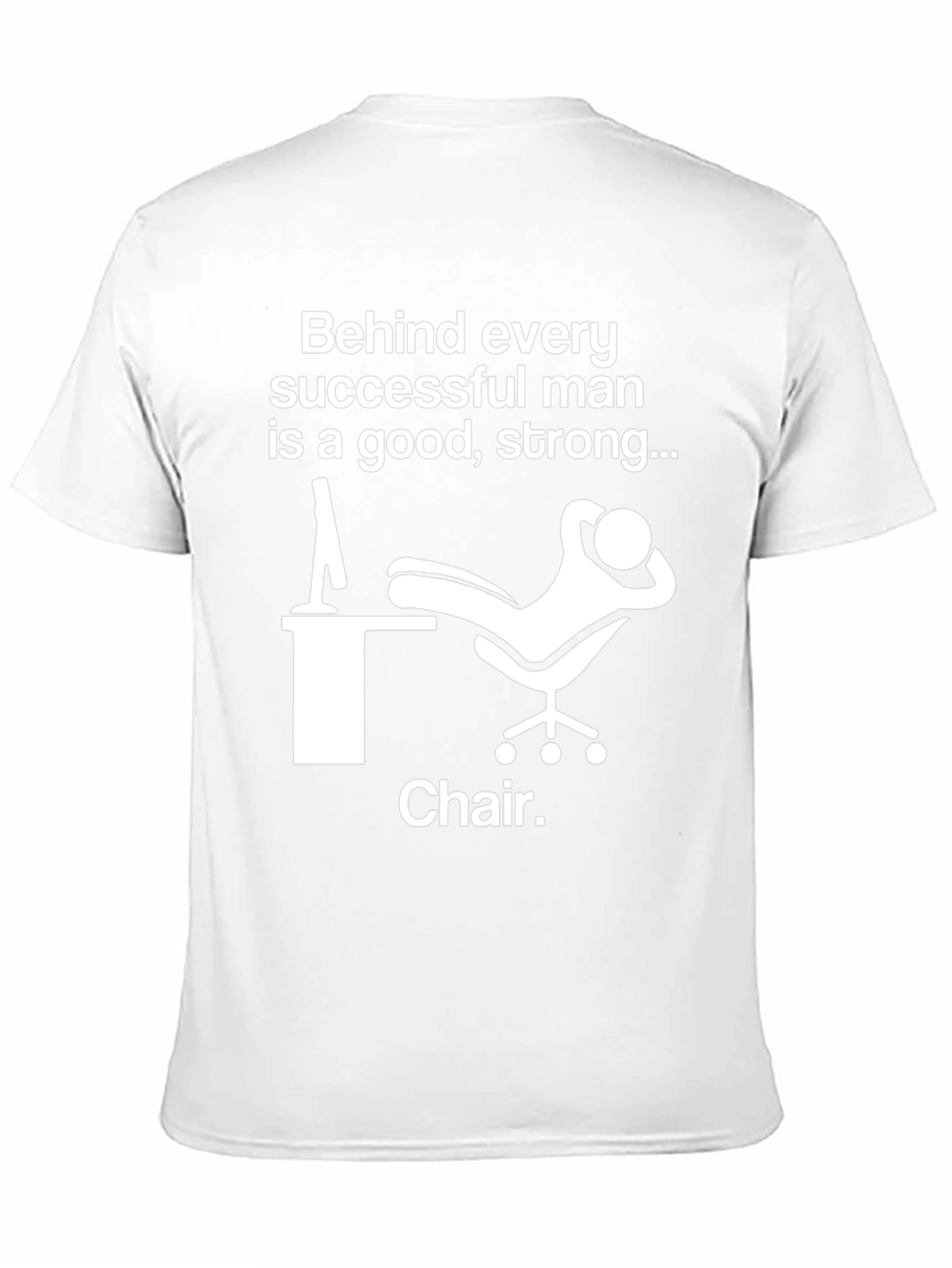 Funny Chair T-Shirt - Successful Man Tee