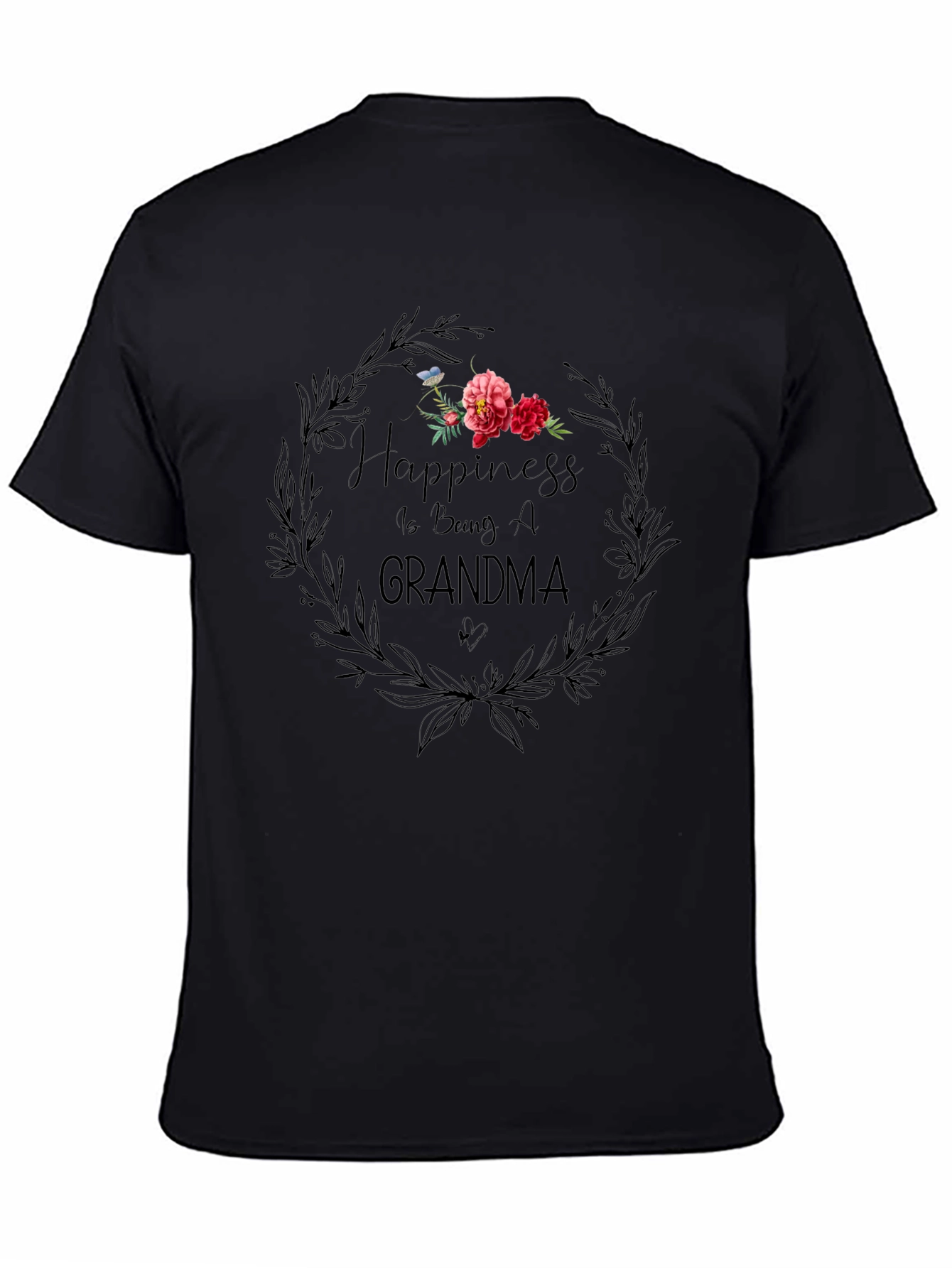 Happiness is Being a Grandma Graphic T-Shirt