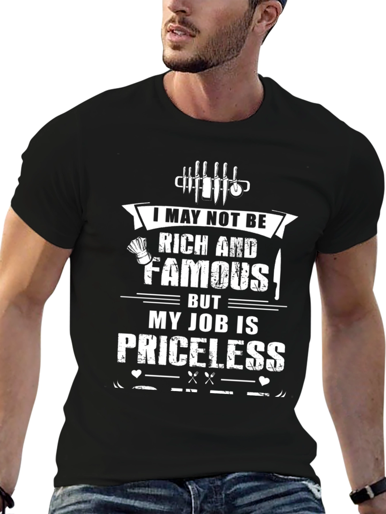 Priceless Chef Job Graphic T-Shirt