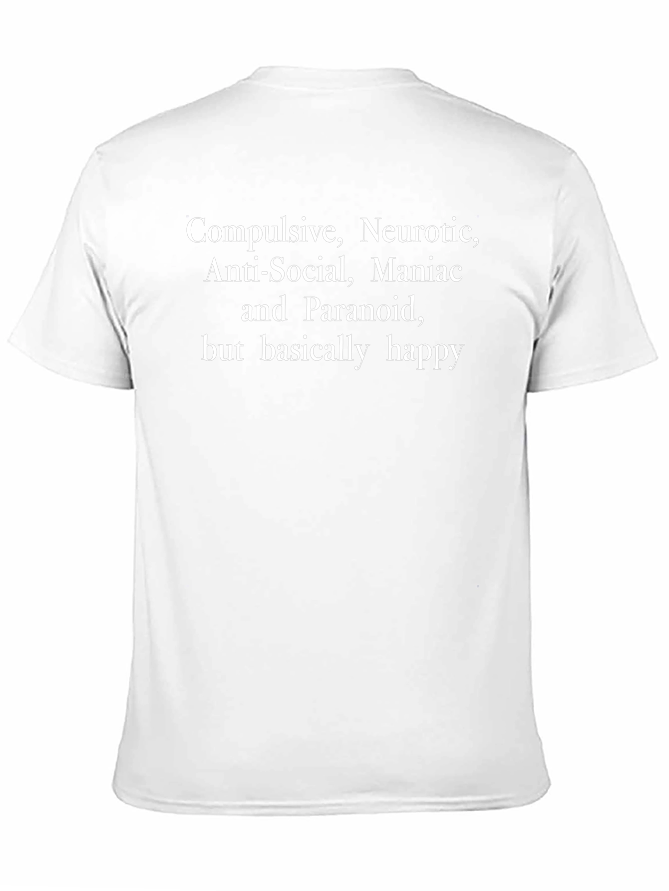 Funny Personality Black T-Shirt
