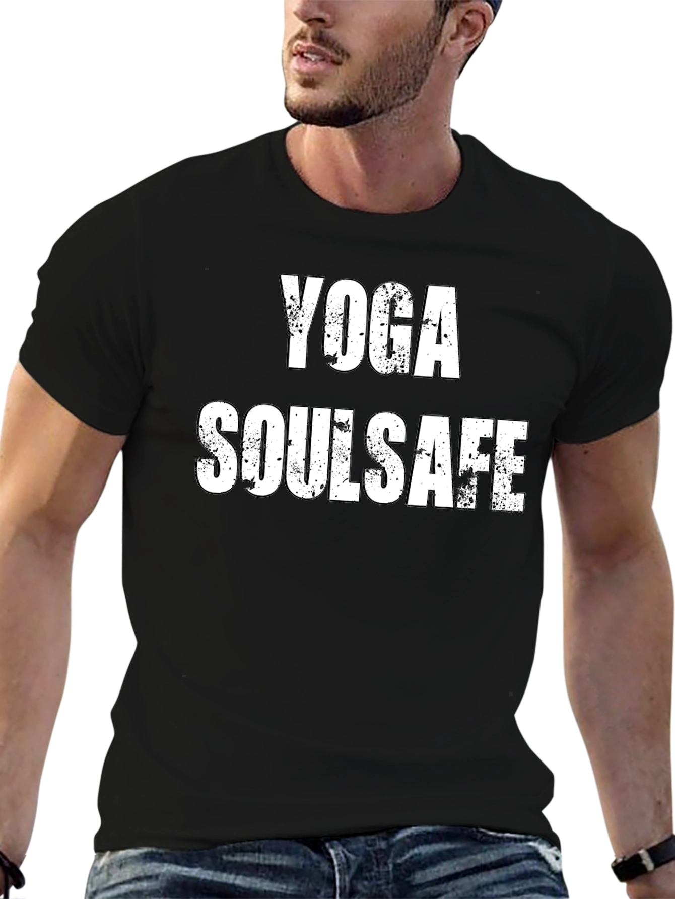 Yoga Soul Safe Graphic Tee - Black T-Shirt