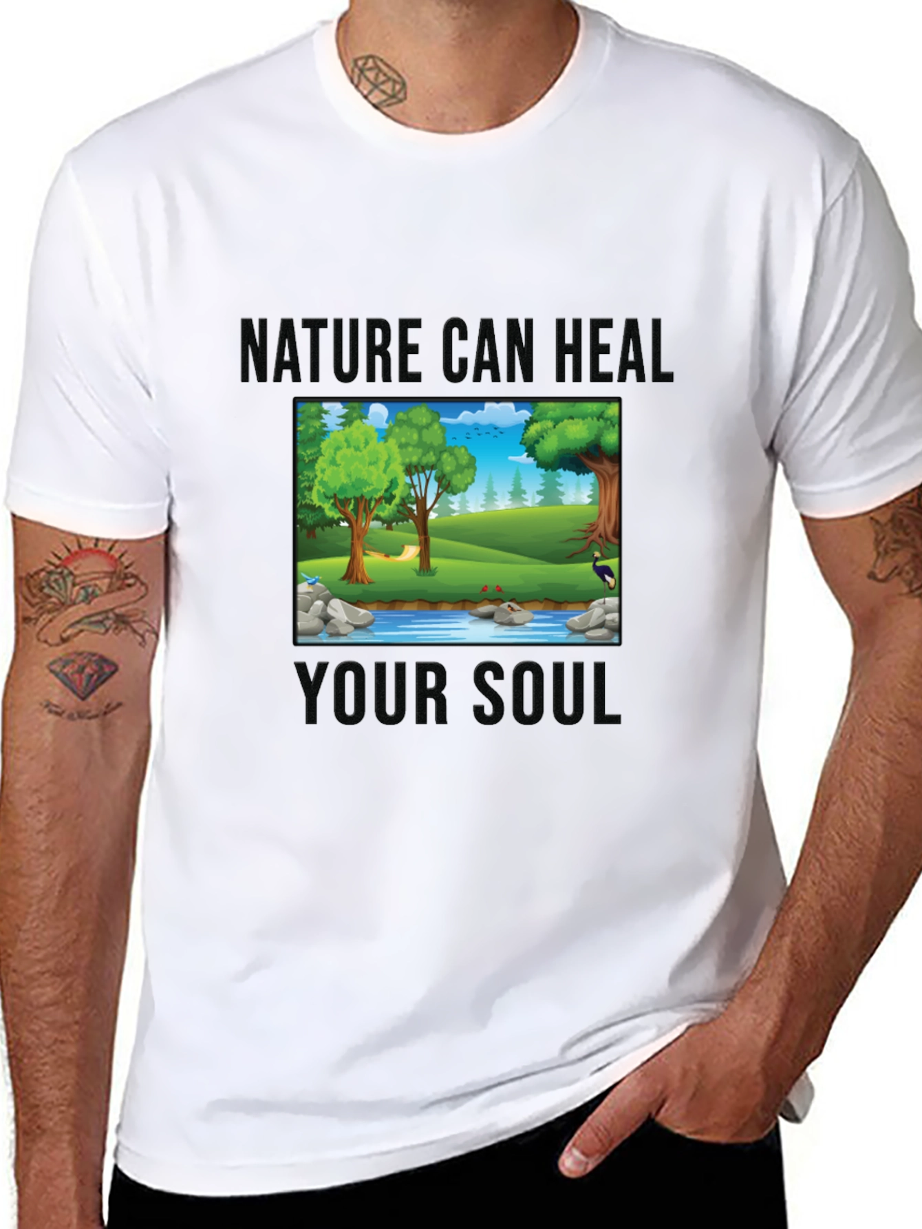 Nature Can Heal Your Soul Graphic T-Shirt