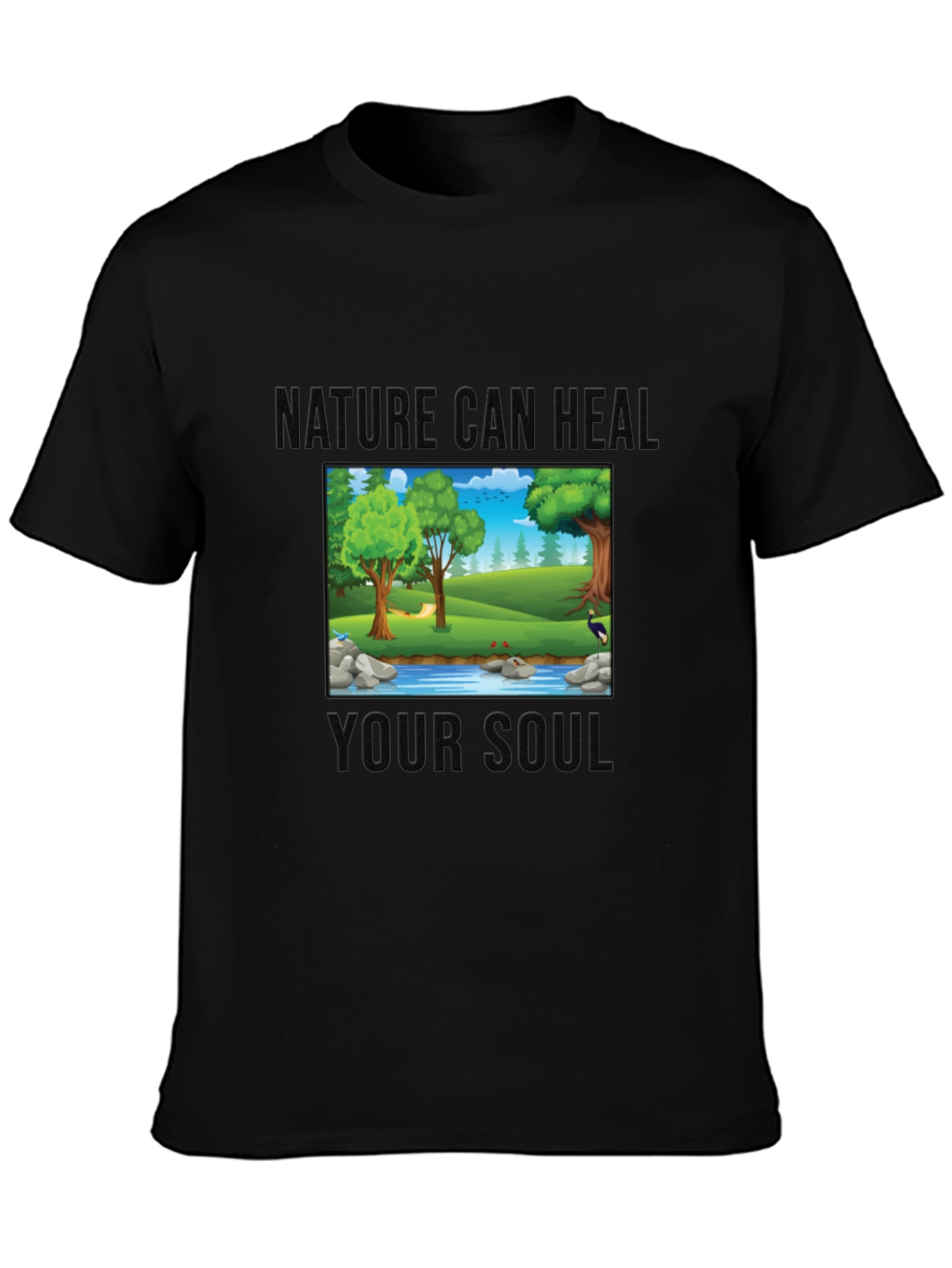 Nature Can Heal Your Soul Graphic T-Shirt