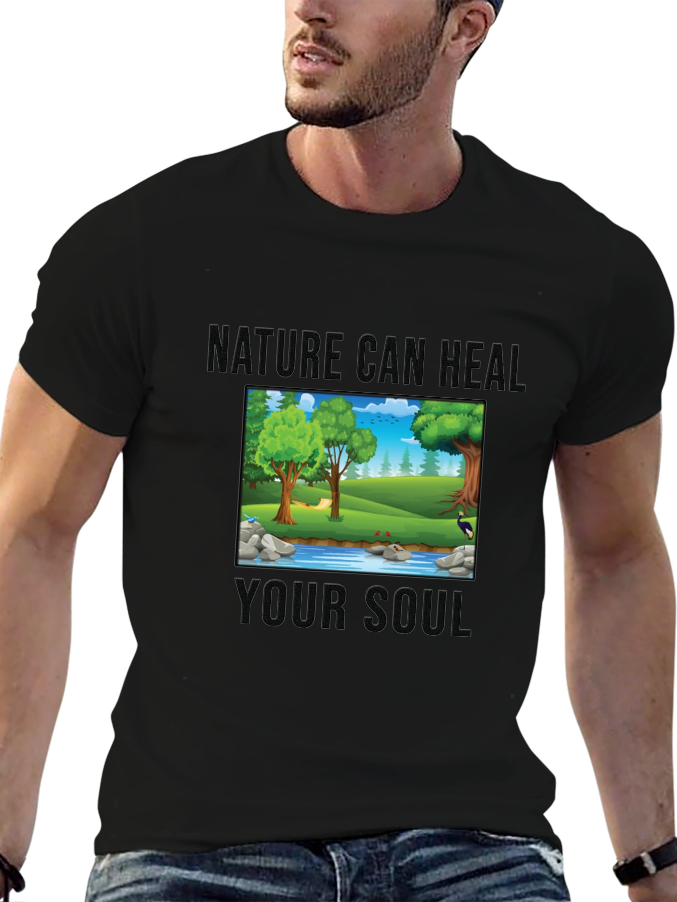 Nature Can Heal Your Soul Graphic T-Shirt