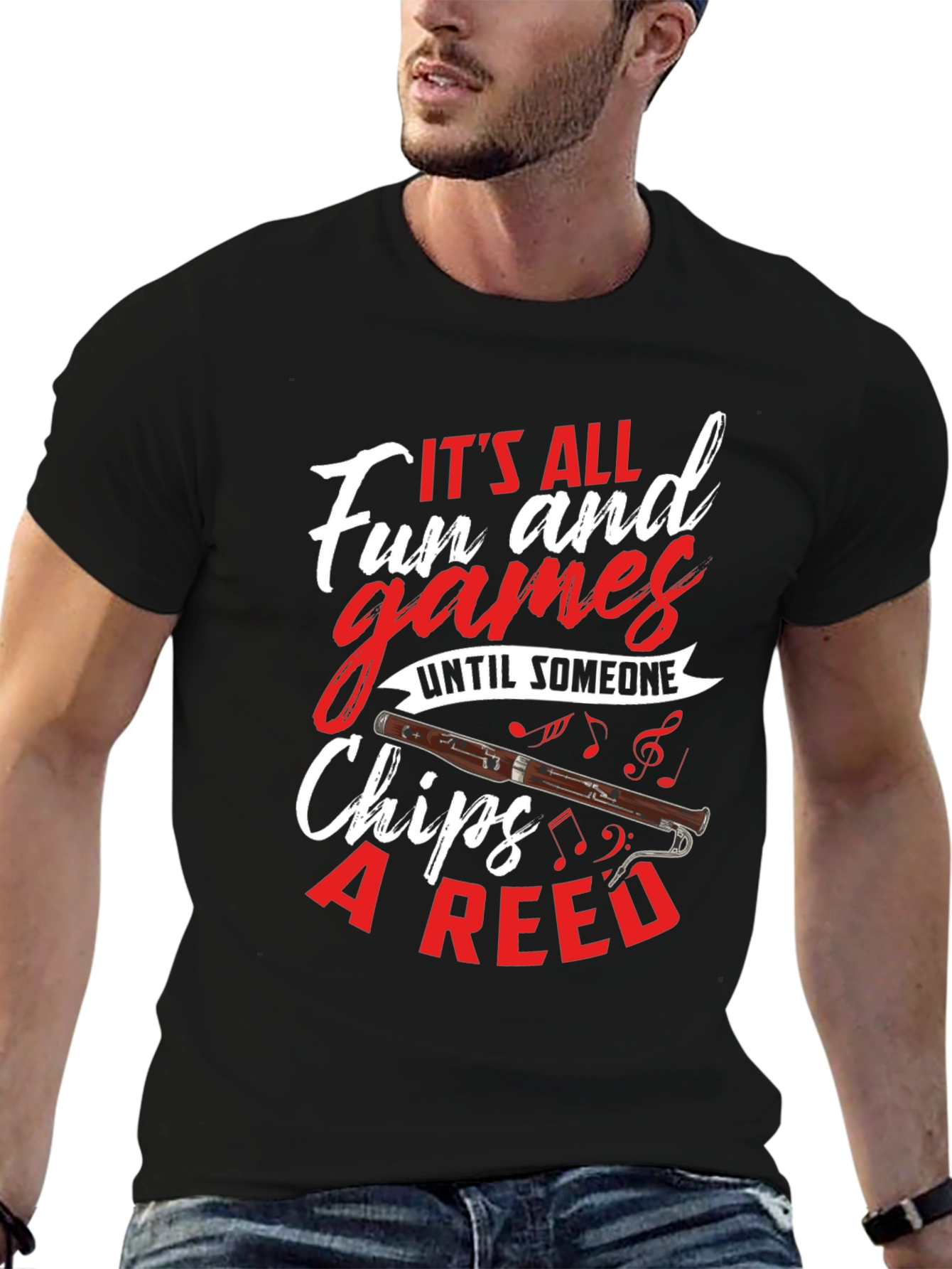 Bassoon Humor T-Shirt: Its All Fun and Games