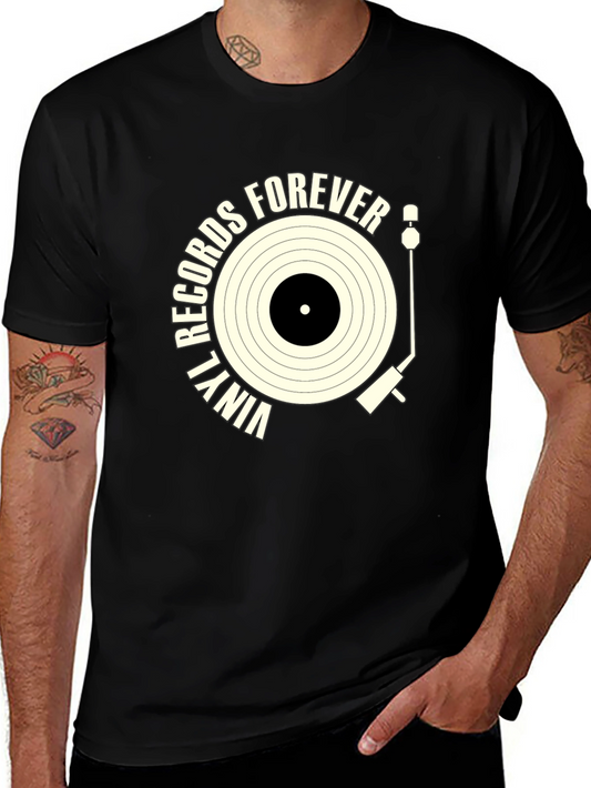 Vinyl Records Forever Graphic Tee