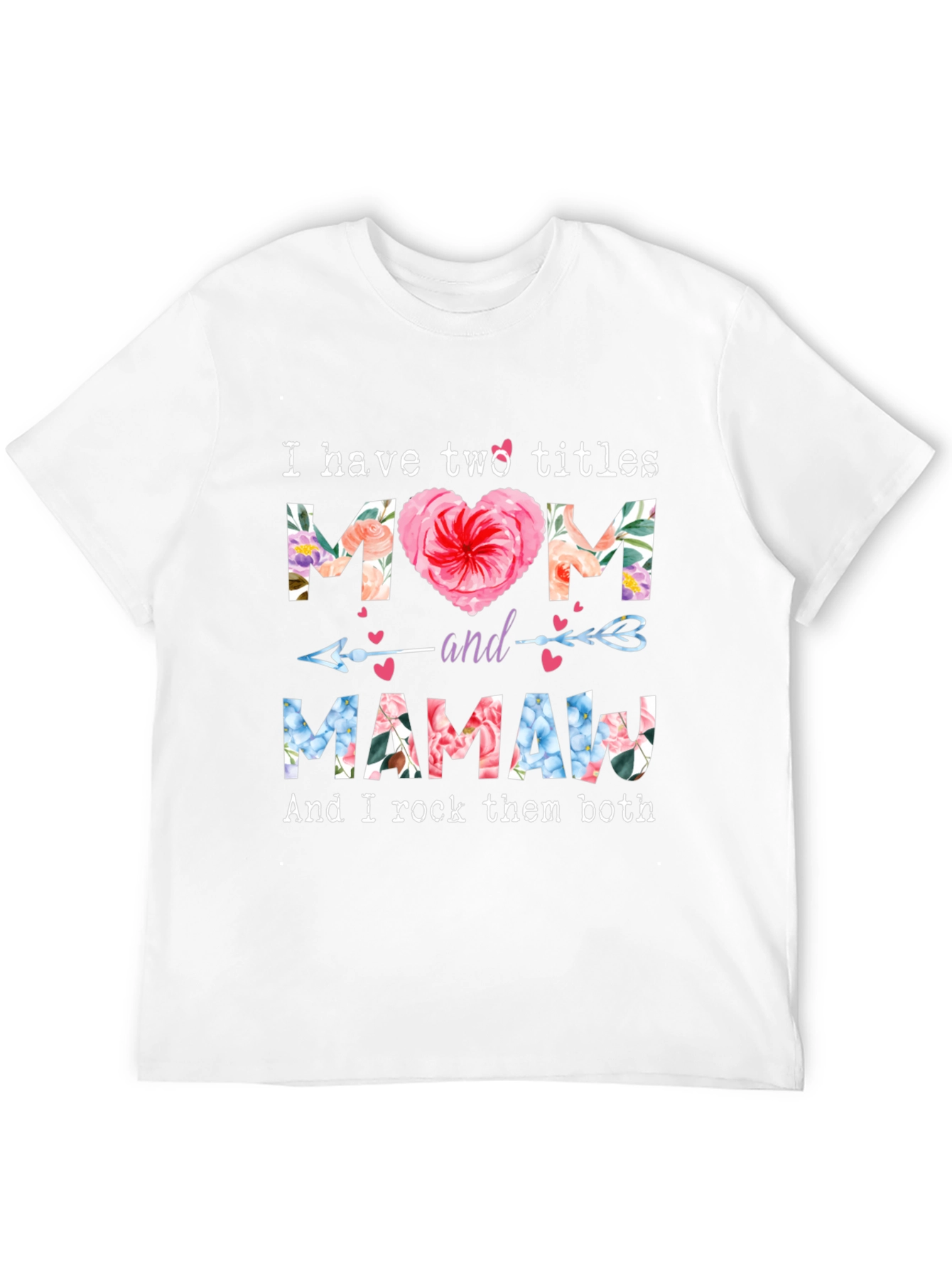 Mom and Mamaw Floral Graphic Tee