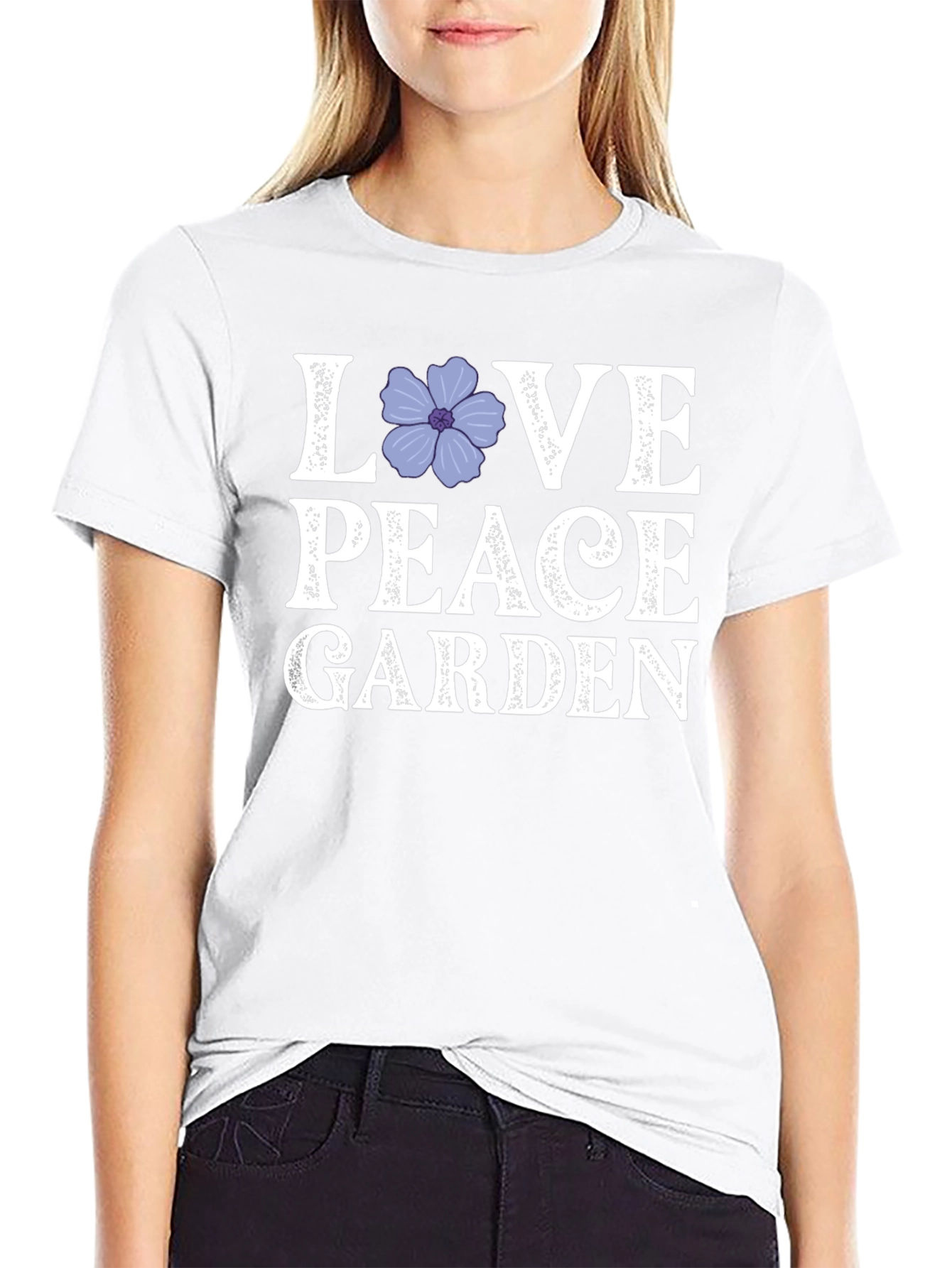 Love Peace Garden Graphic T-Shirt