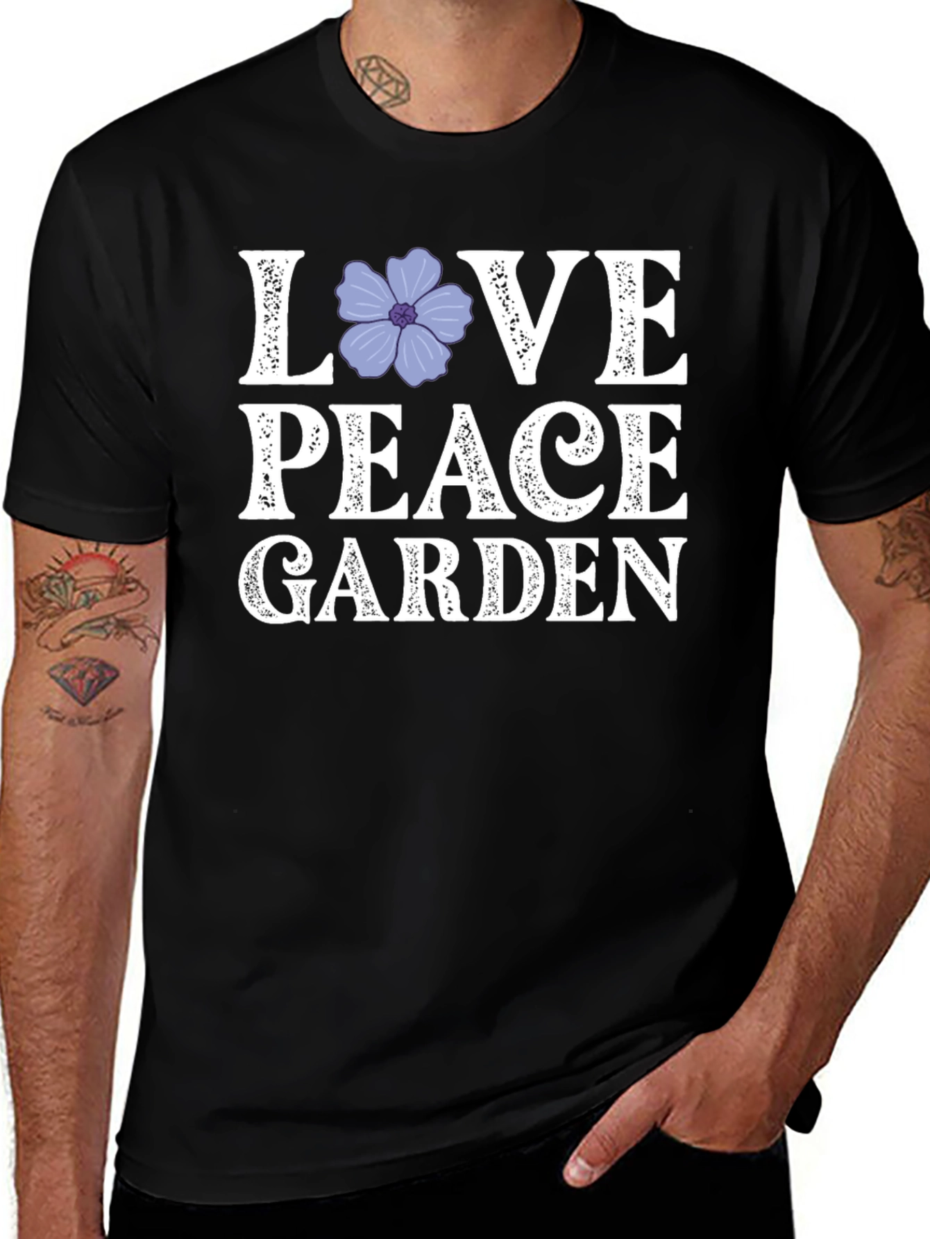 Love Peace Garden Graphic T-Shirt