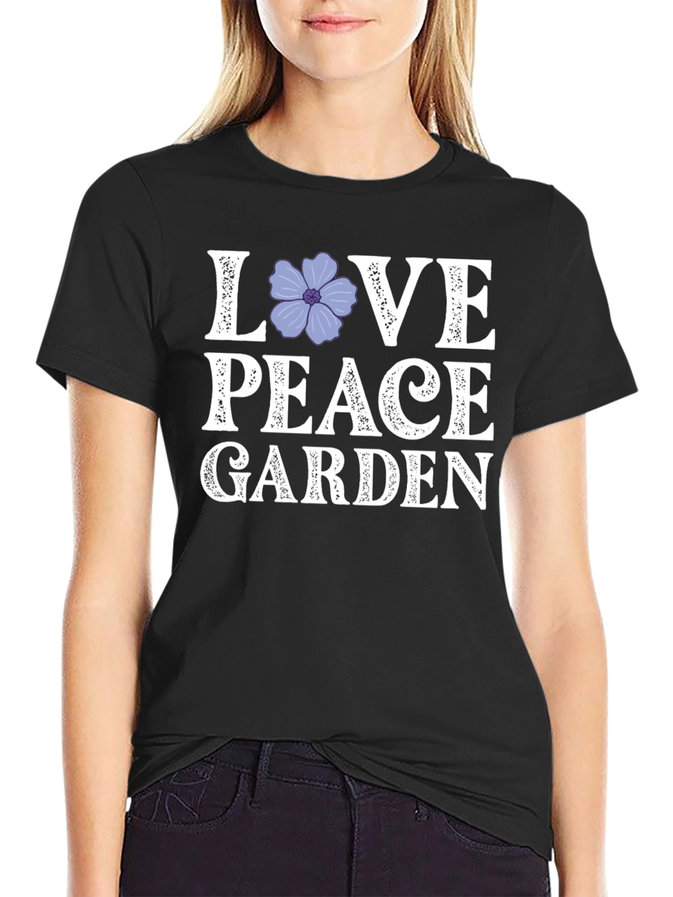 Love Peace Garden Graphic T-Shirt