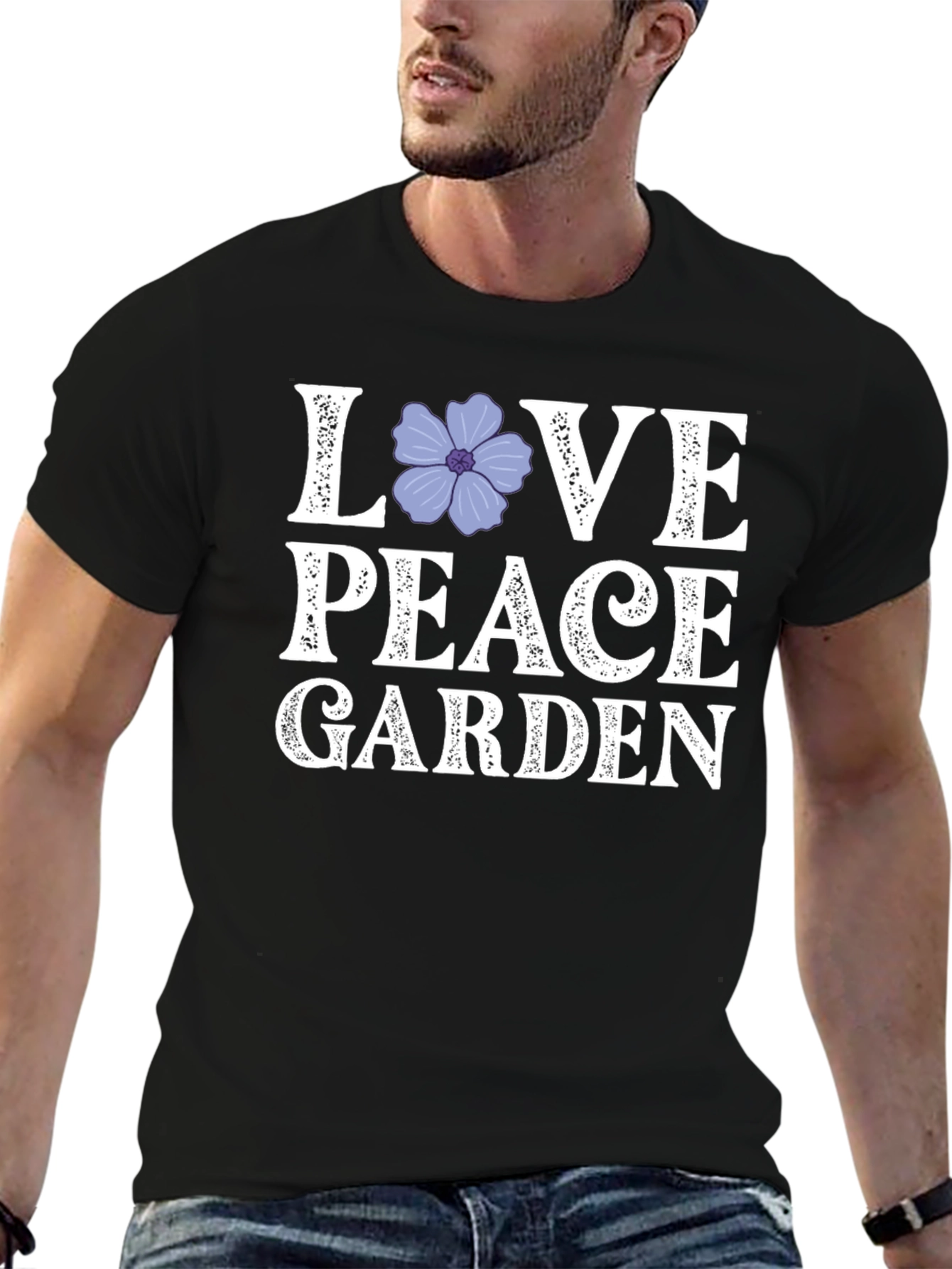 Love Peace Garden Graphic T-Shirt