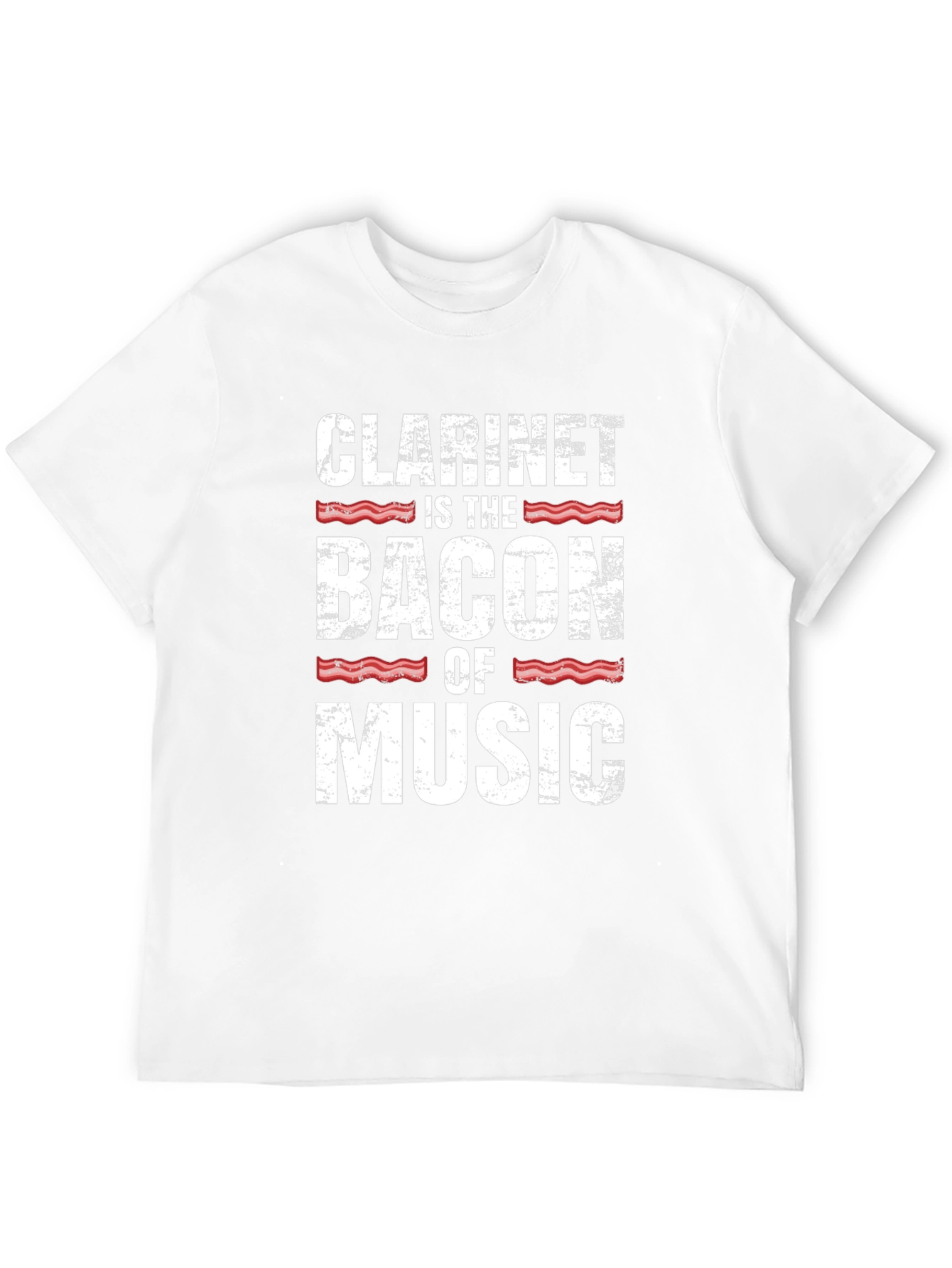 Clarinet Bacon Music T-Shirt