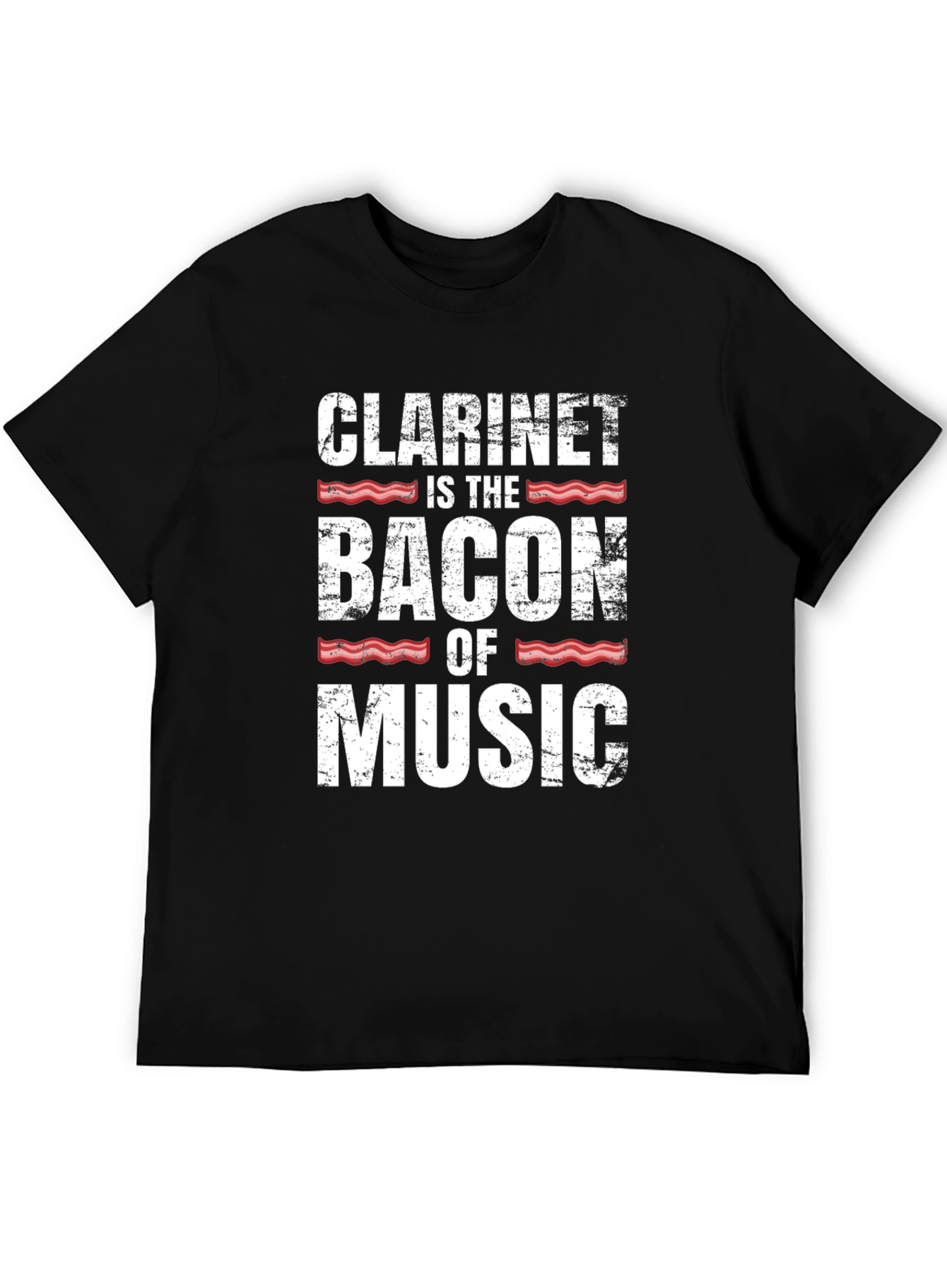 Clarinet Bacon Music T-Shirt