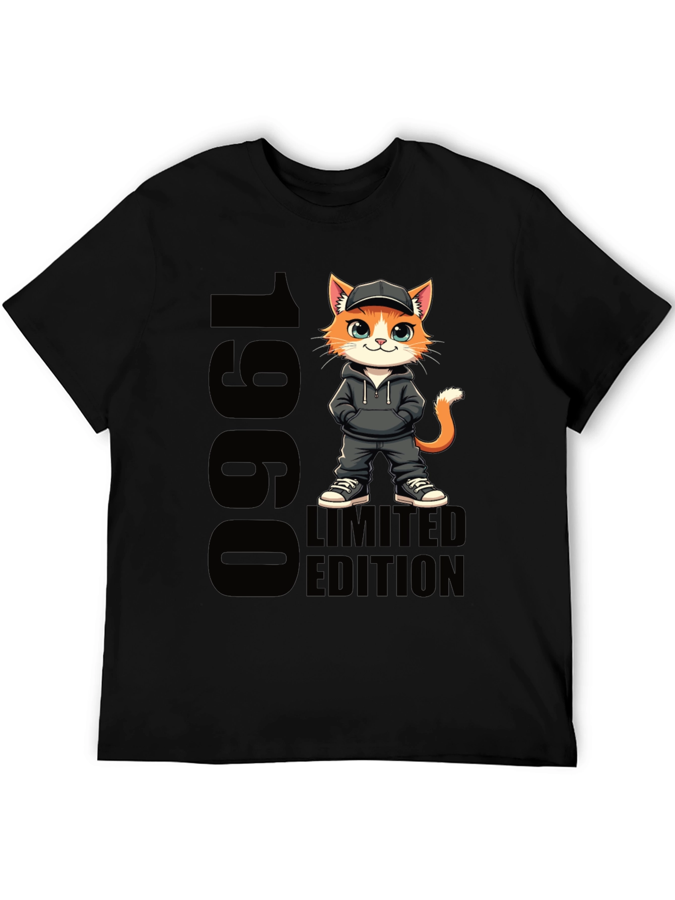 1960 Limited Edition Cat Graphic T-Shirt