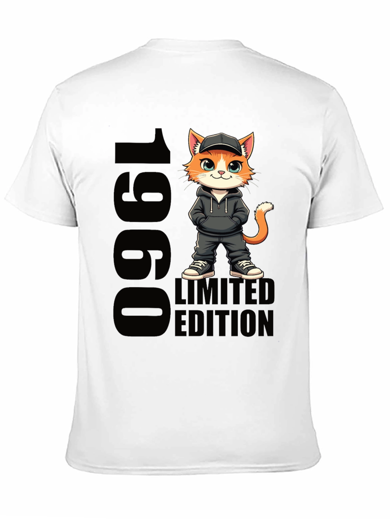 1960 Limited Edition Cat Graphic T-Shirt