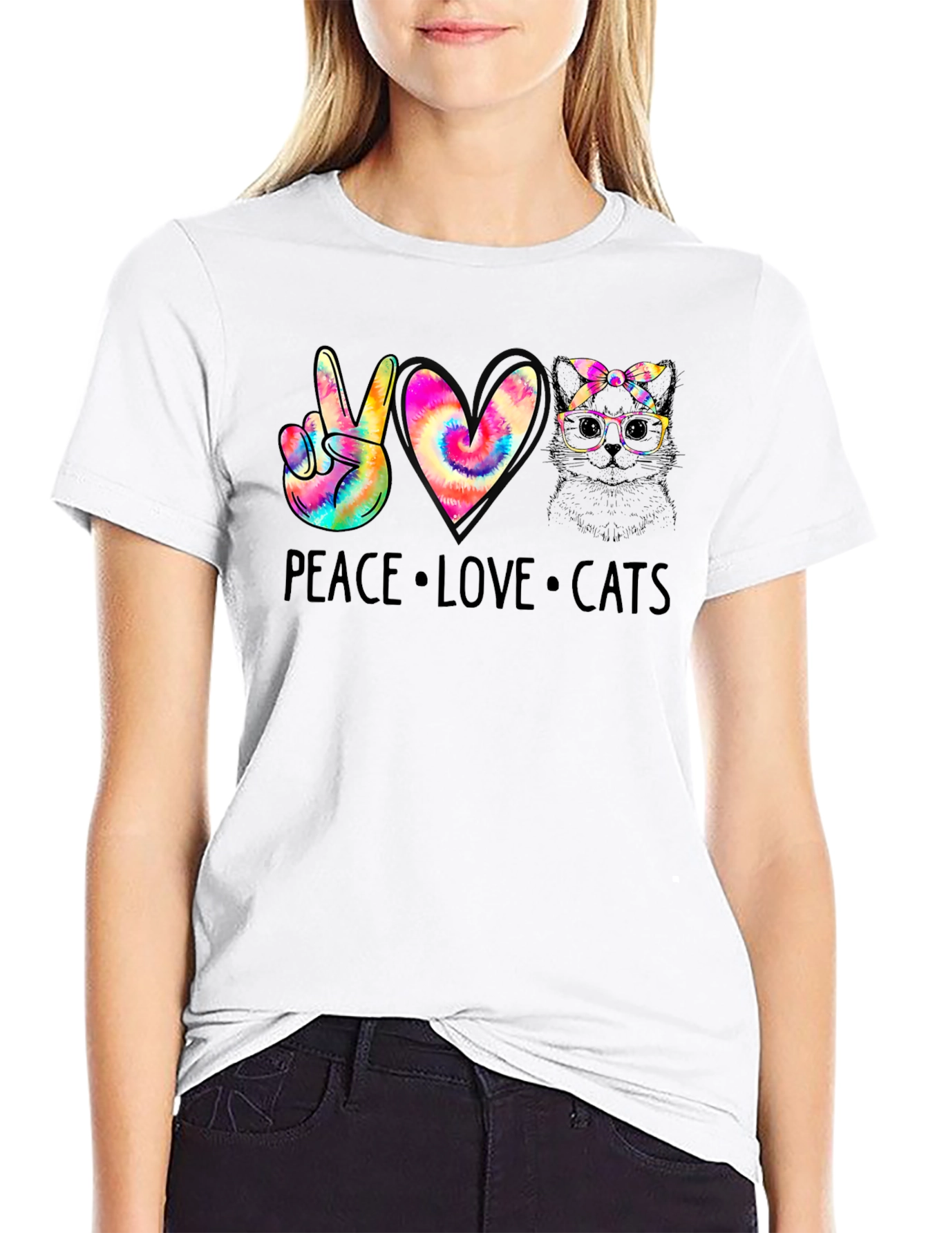 Peace Love Cats T-Shirt
