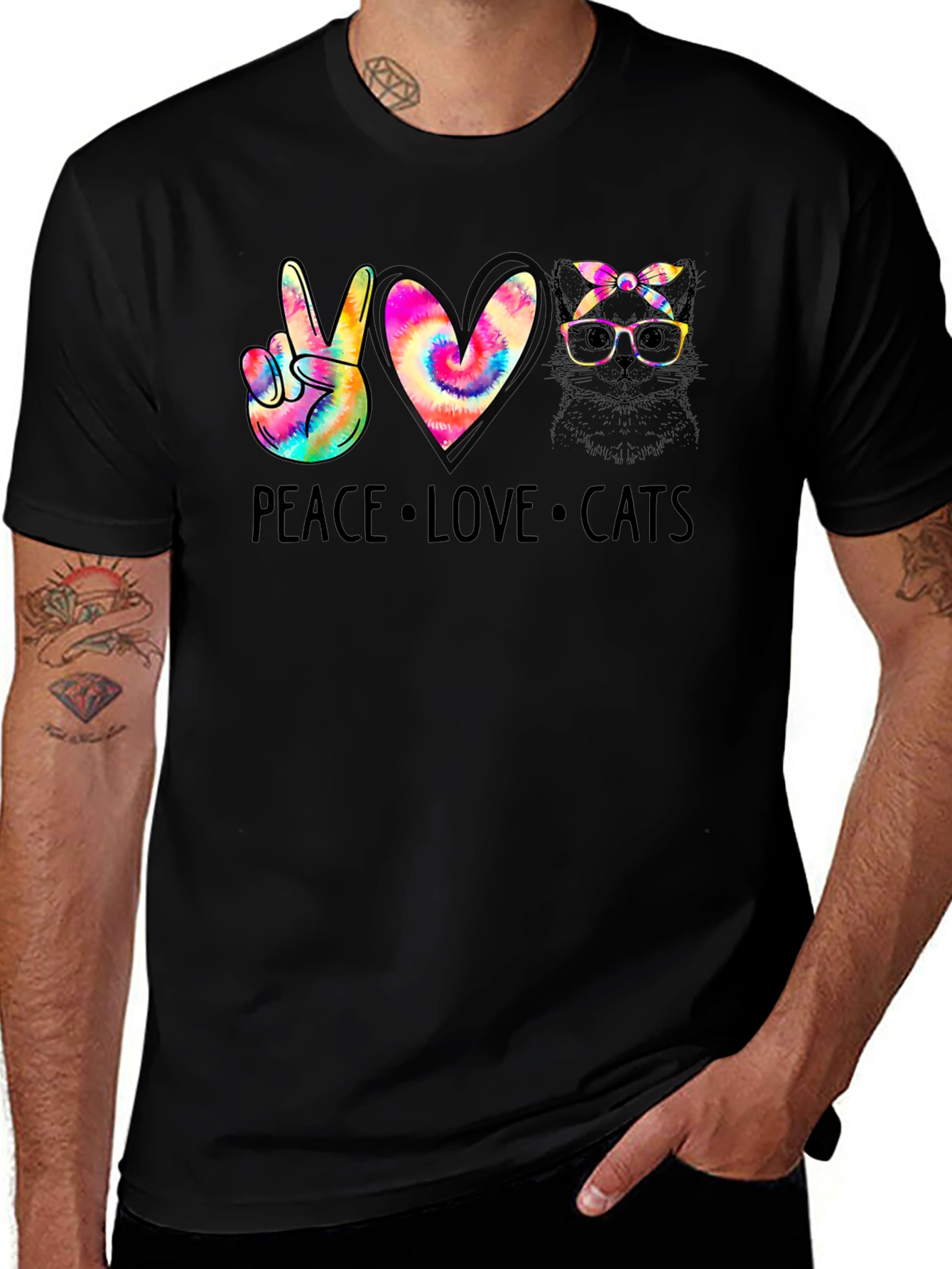 Peace Love Cats T-Shirt