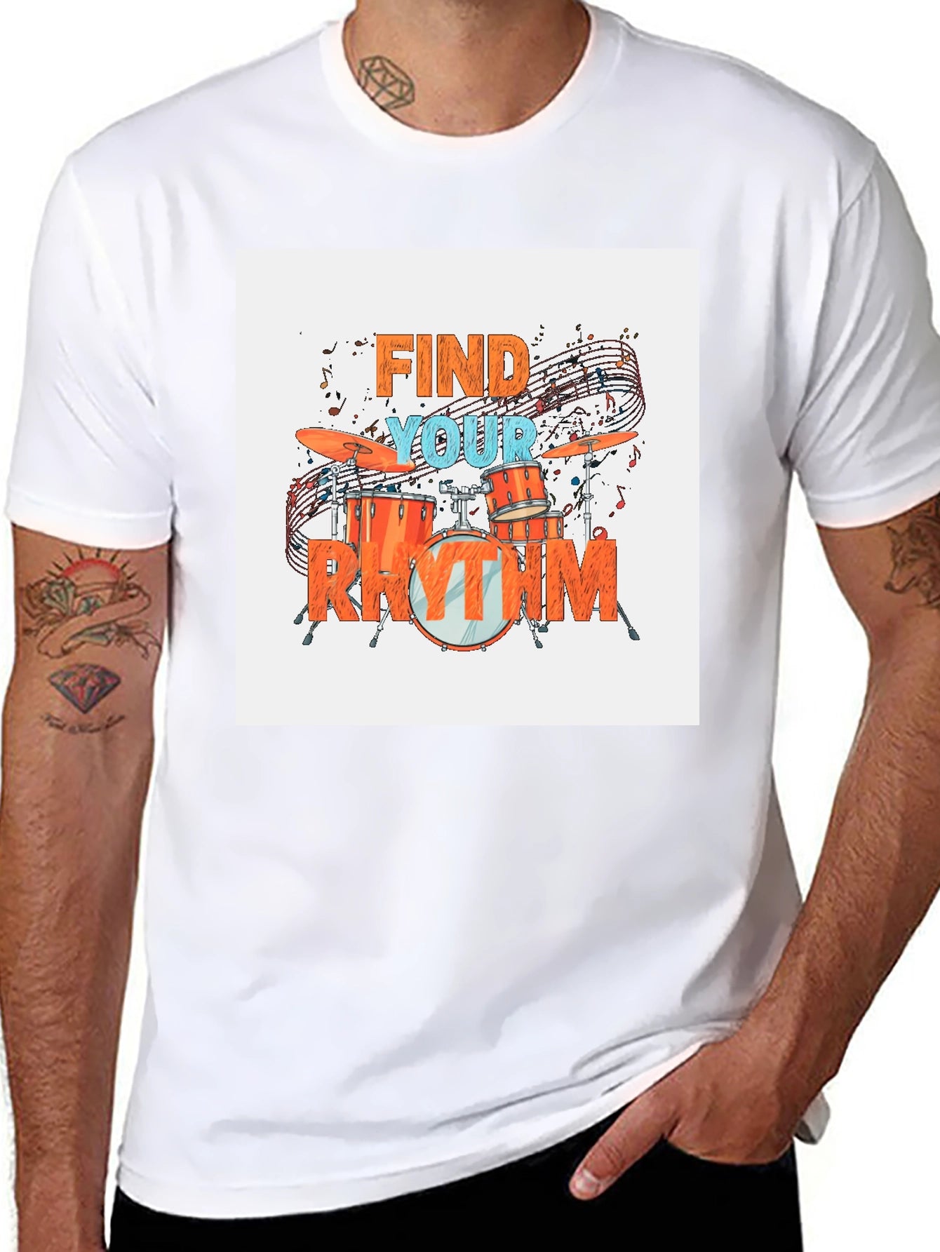 Find Your Rhythm Drum T-Shirt