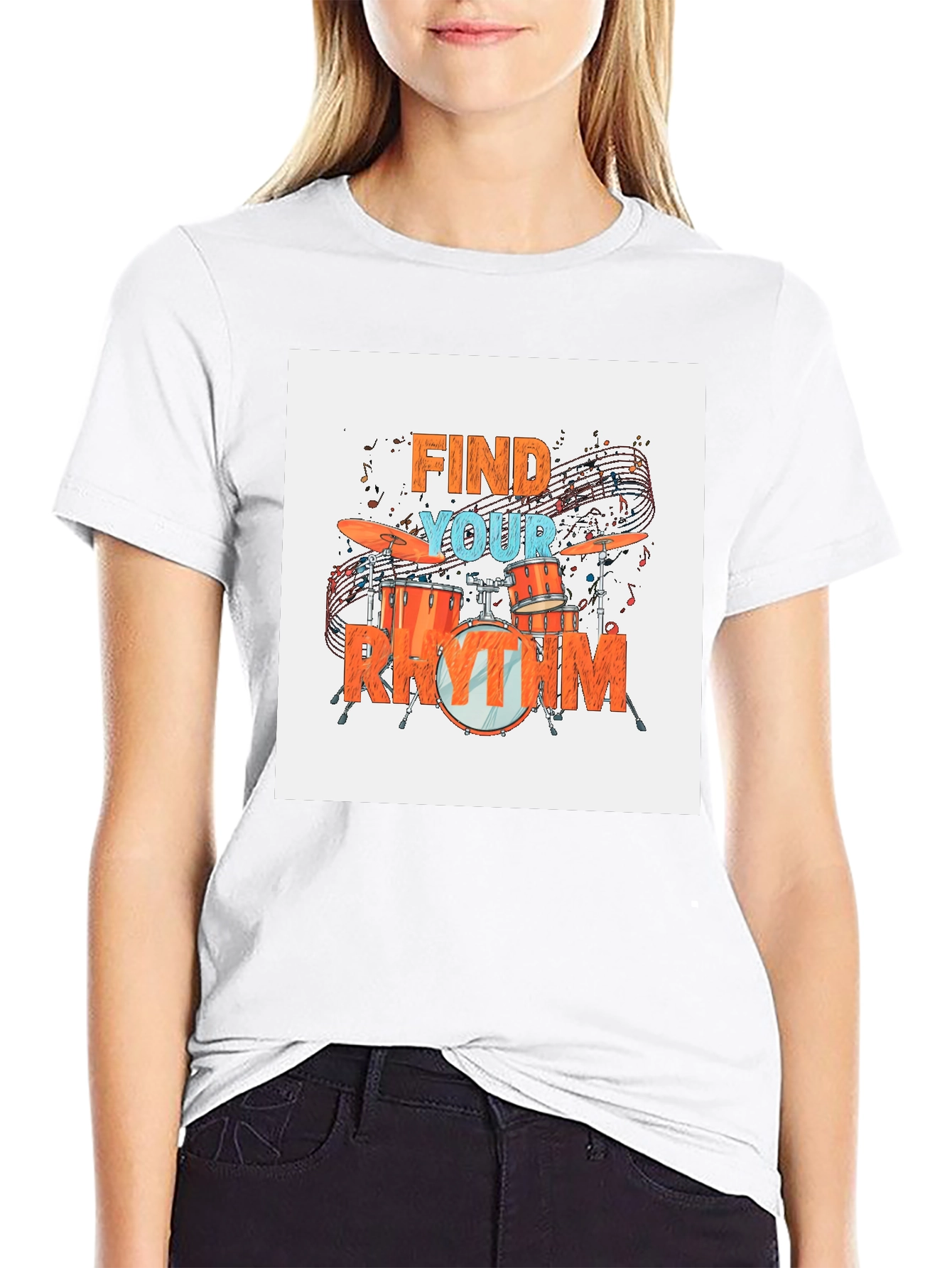 Find Your Rhythm Drum T-Shirt