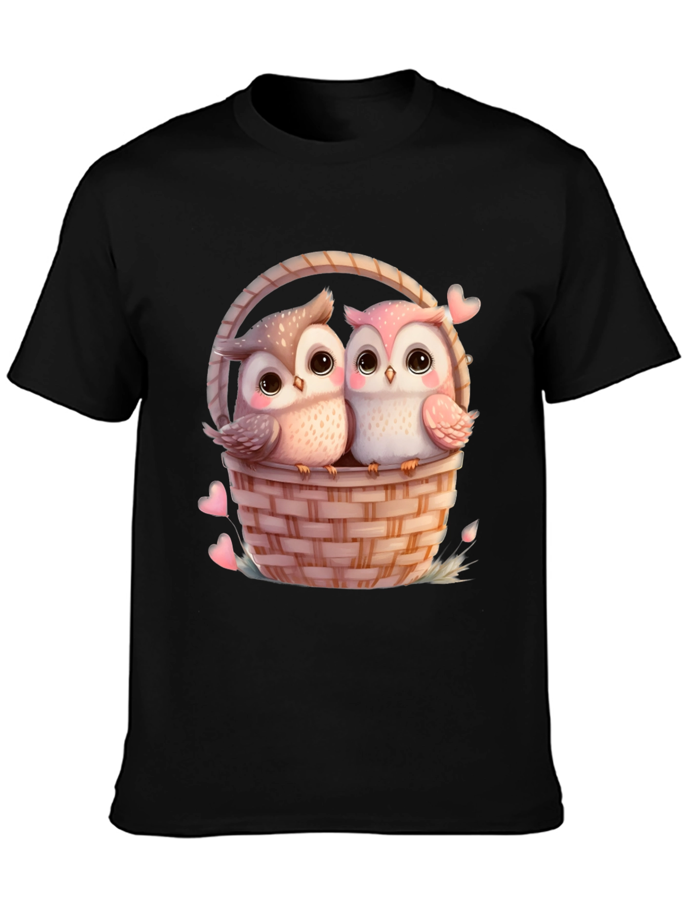 Owl Love Basket Graphic Tee