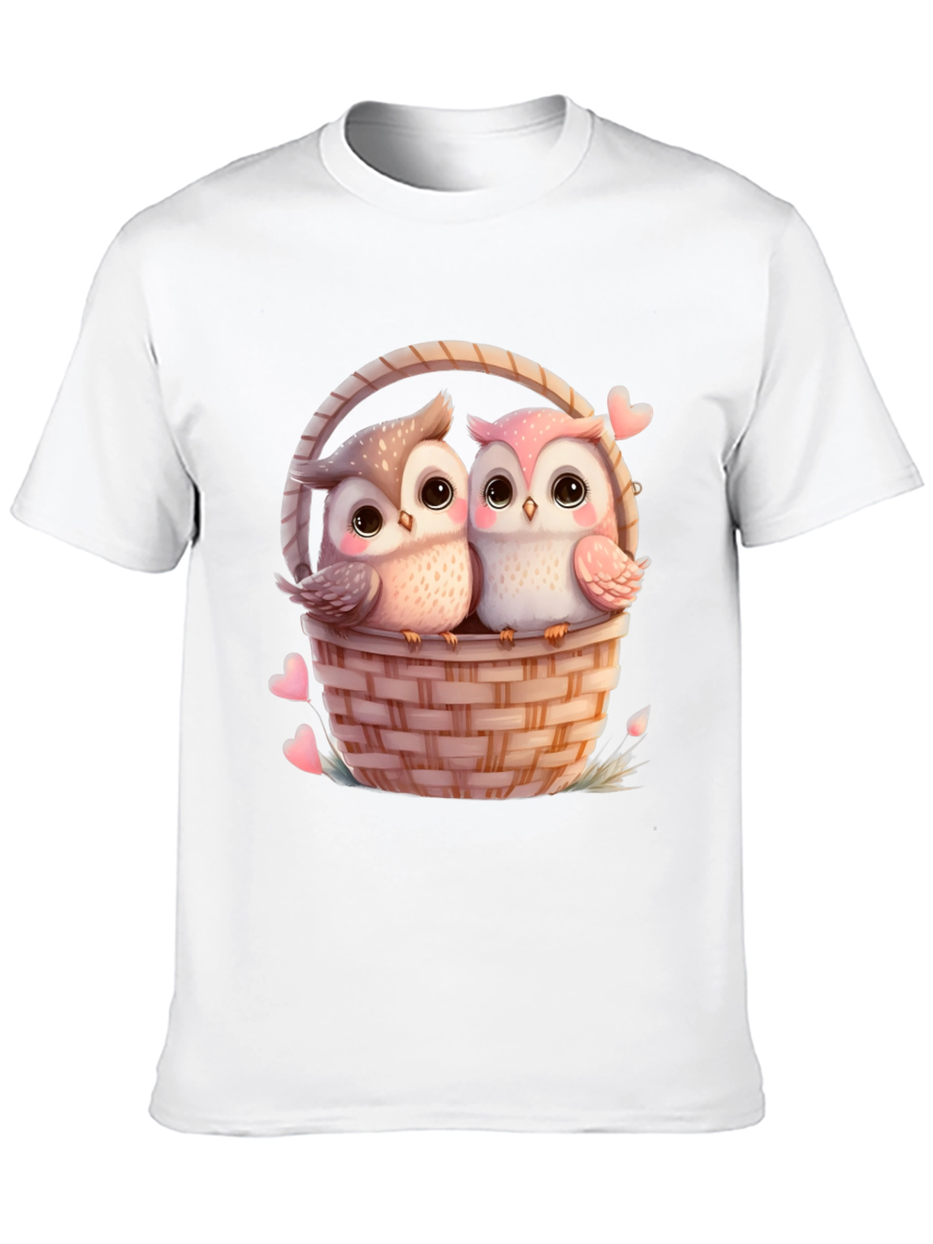 Owl Love Basket Graphic Tee