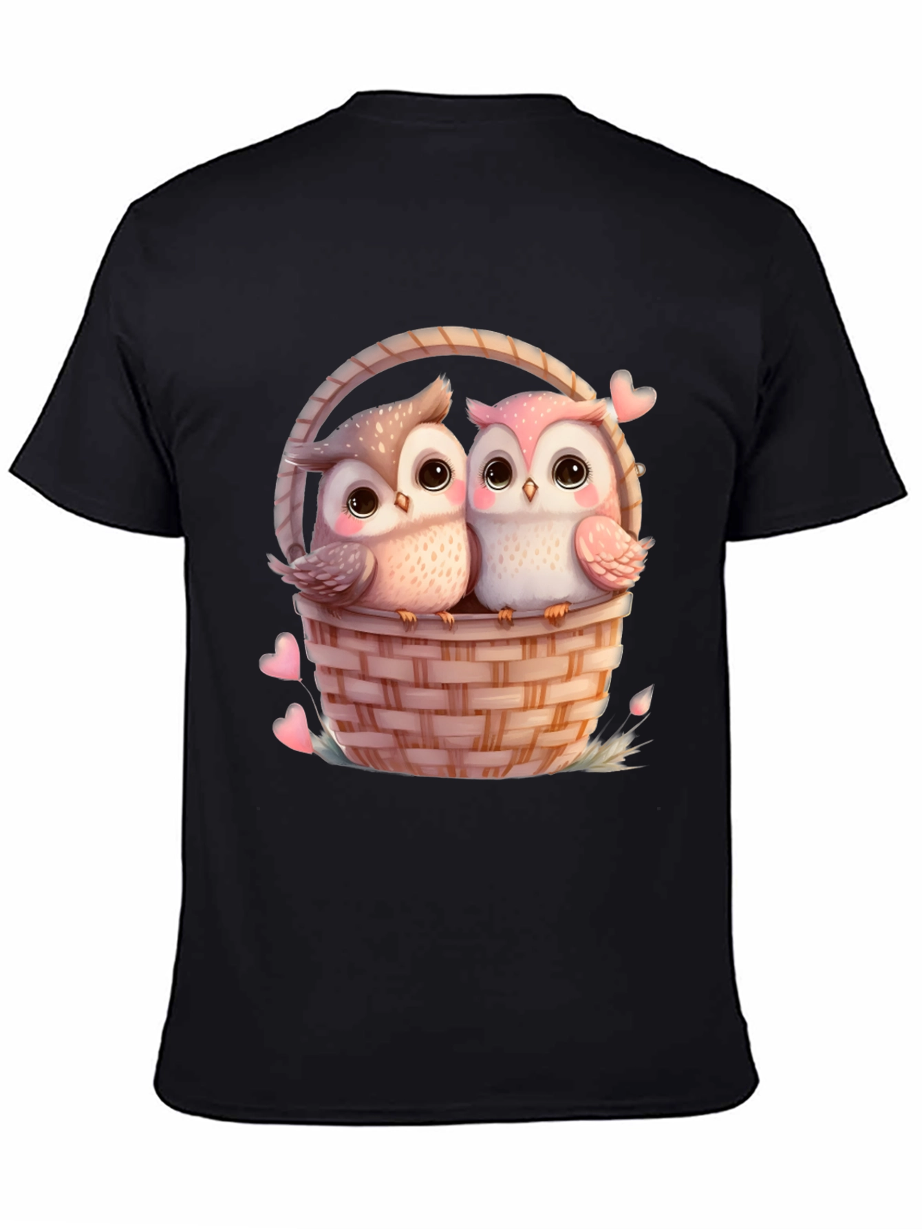 Owl Love Basket Graphic Tee