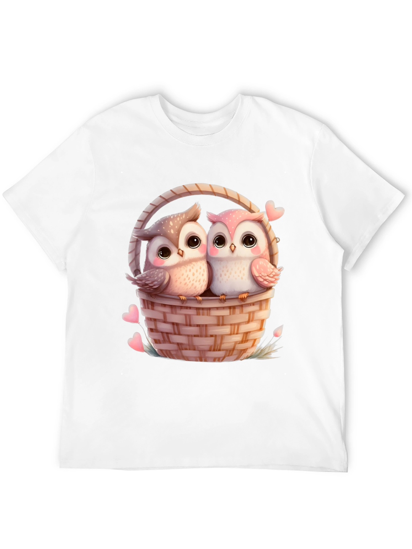 Owl Love Basket Graphic Tee