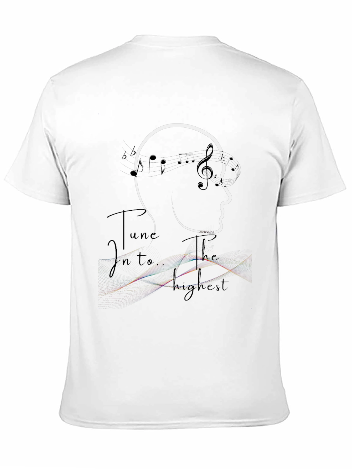 Musical Mind Black Graphic T-Shirt