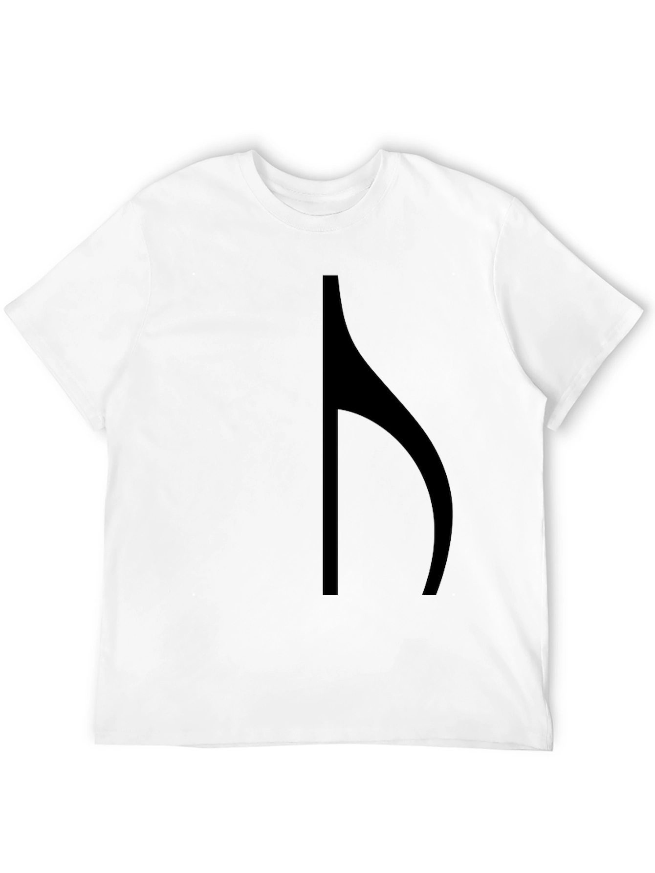 Modern Geometric Black Graphic Tee