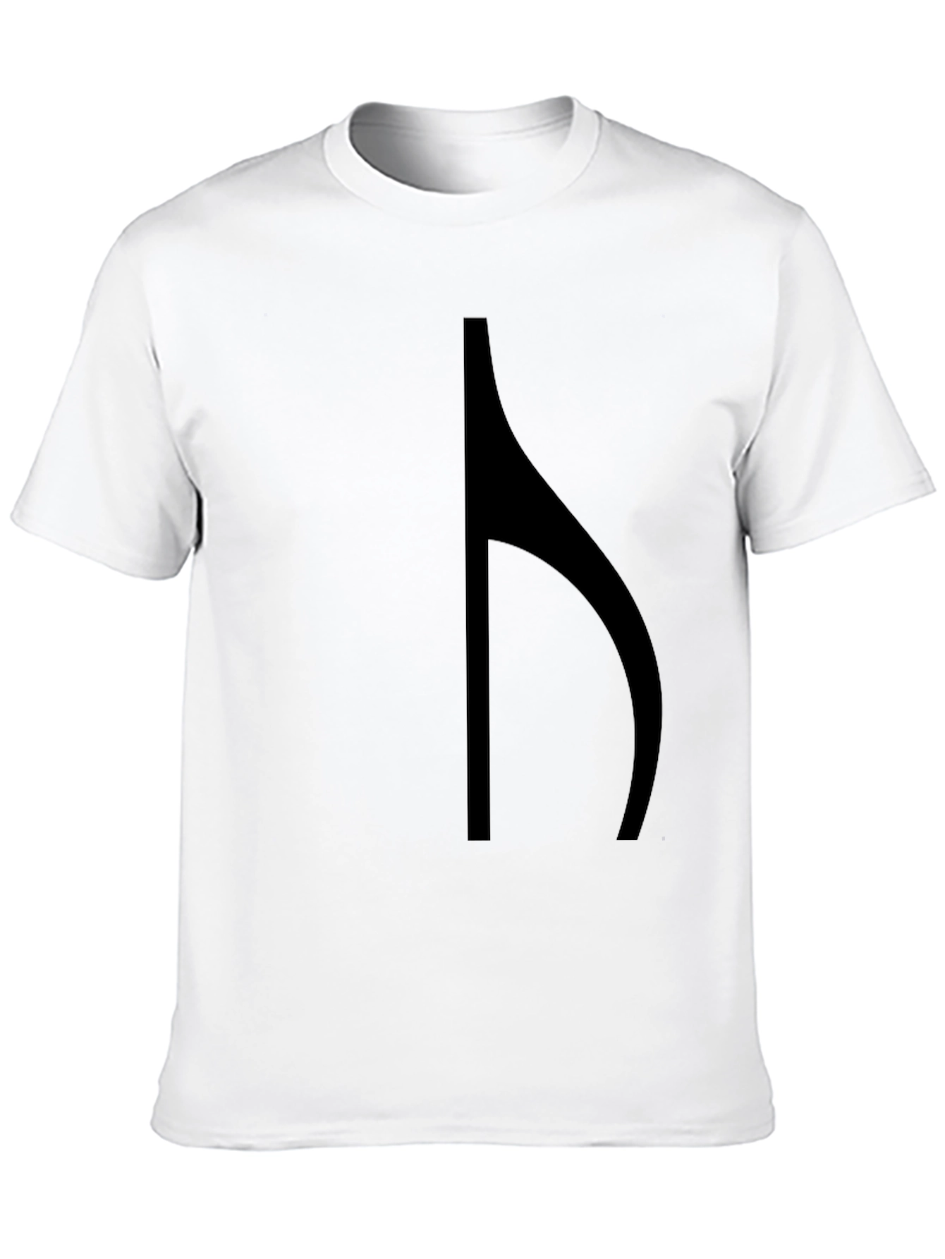 Modern Geometric Black Graphic Tee