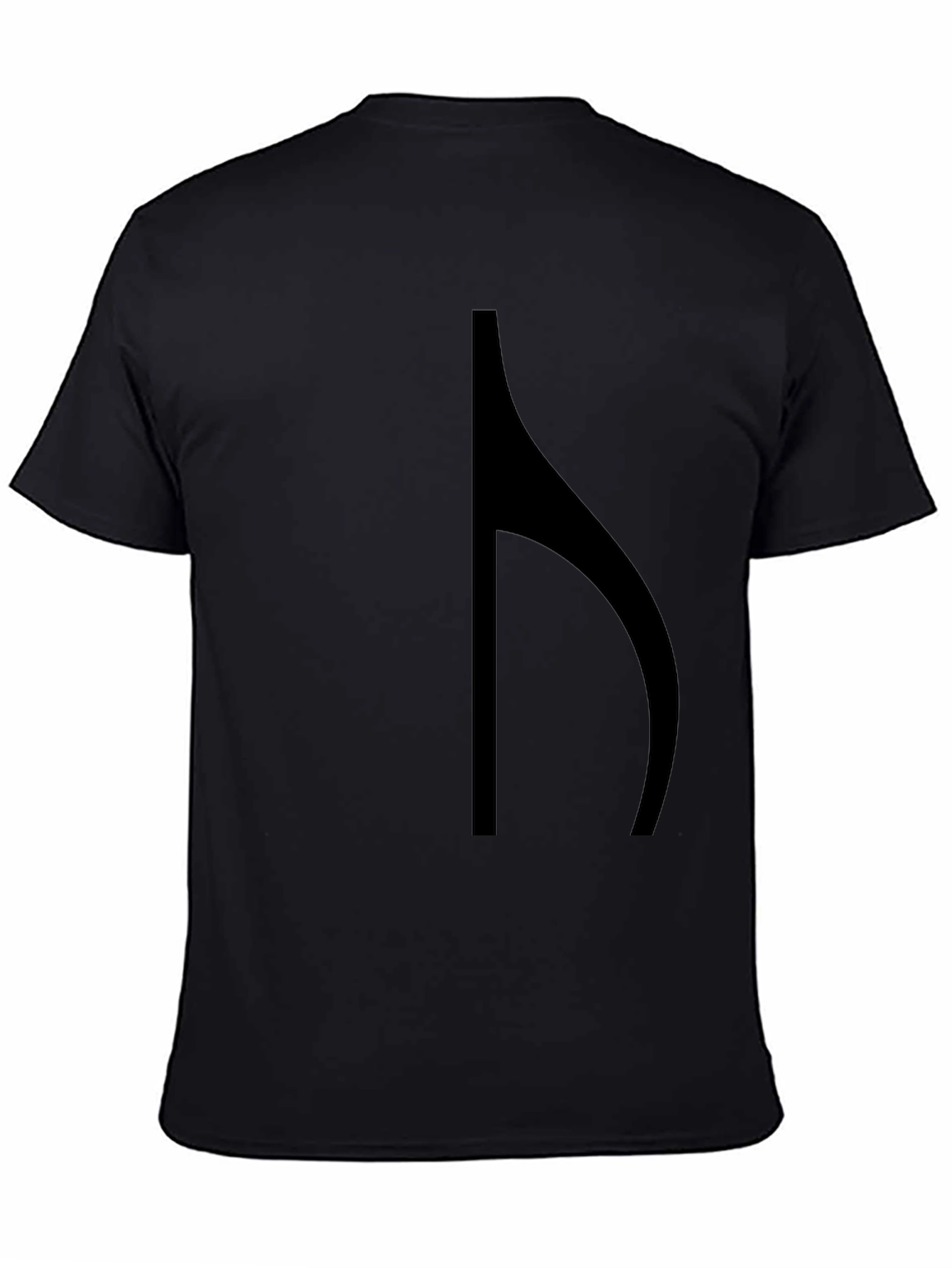Modern Geometric Black Graphic Tee