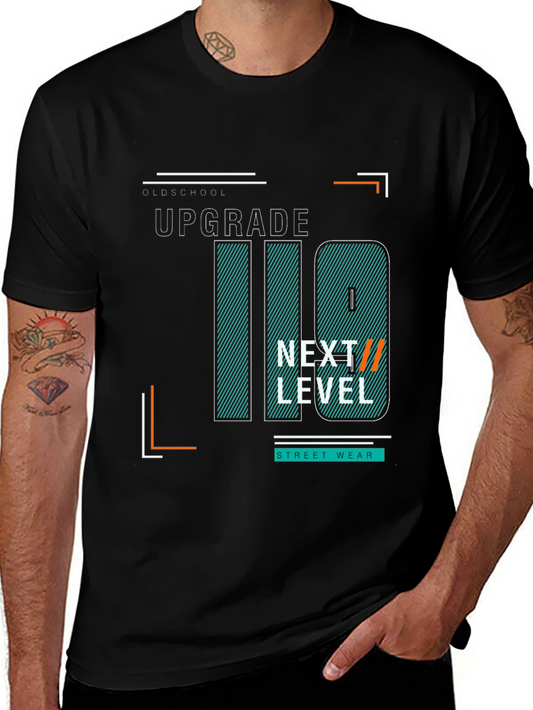 Upgrade Black Graphic Tee