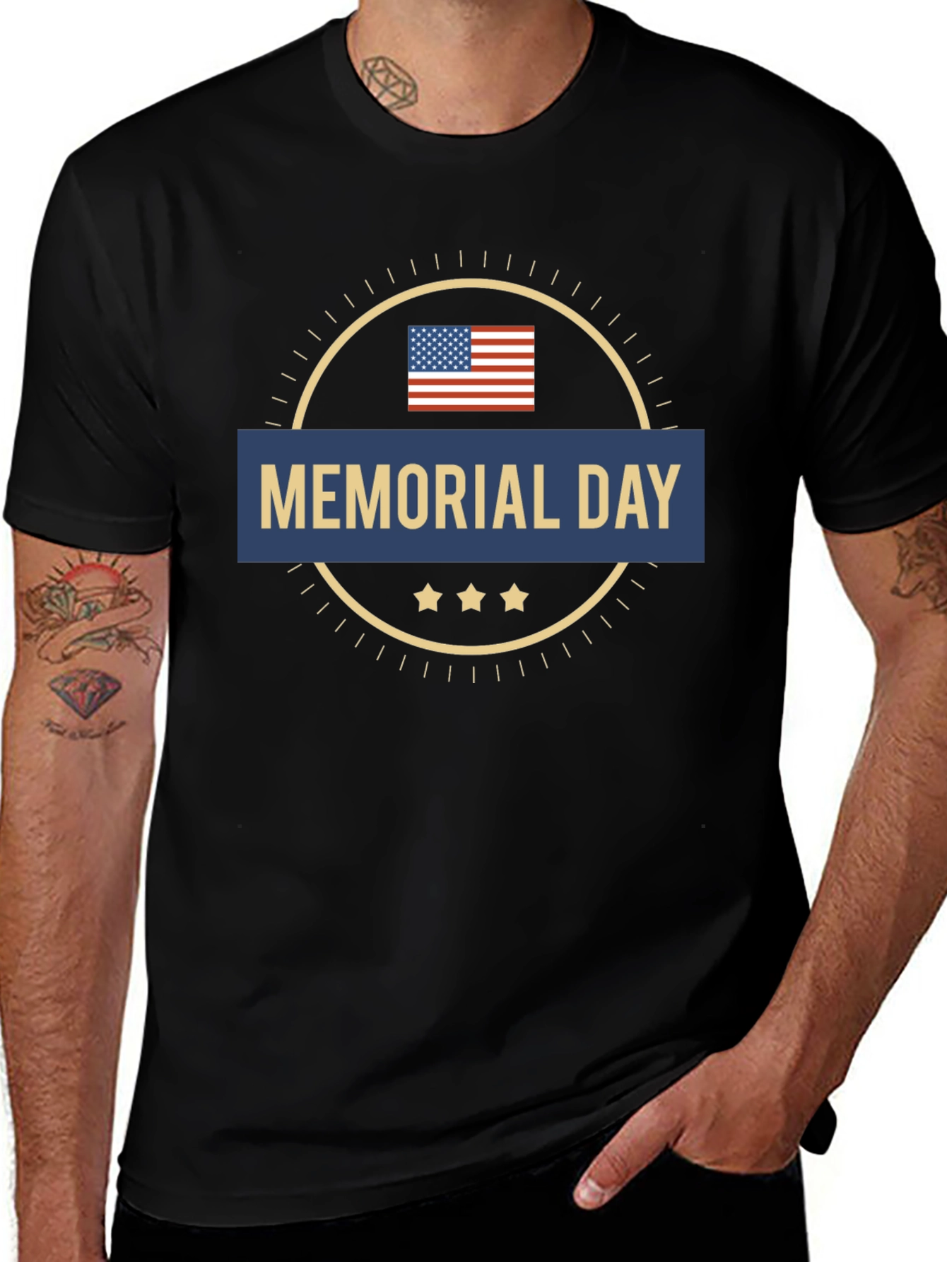 Memorial Day Graphic Tee - Patriotic T-Shirt