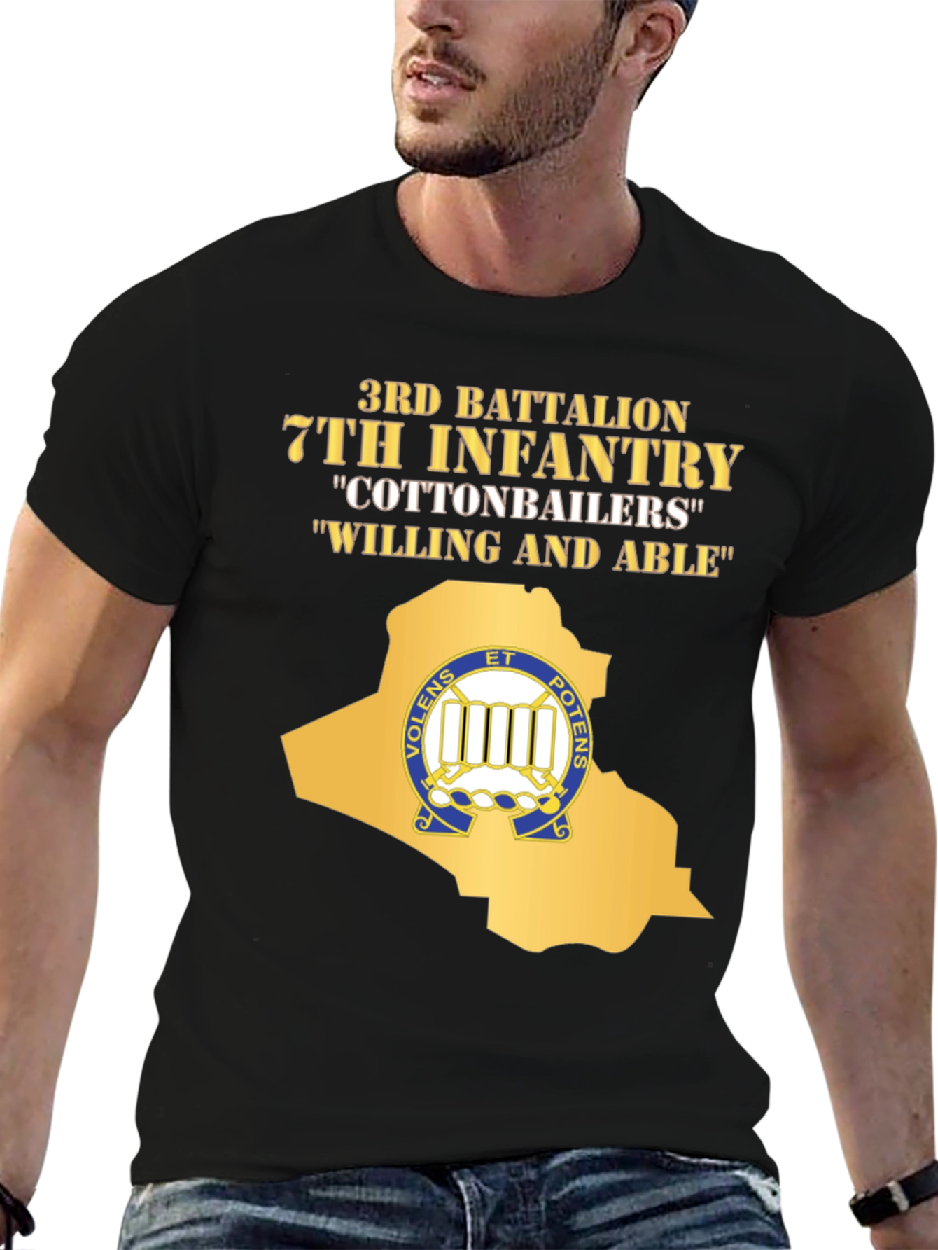 3rd Battalion 7th Infantry Cottonbailers T-Shirt