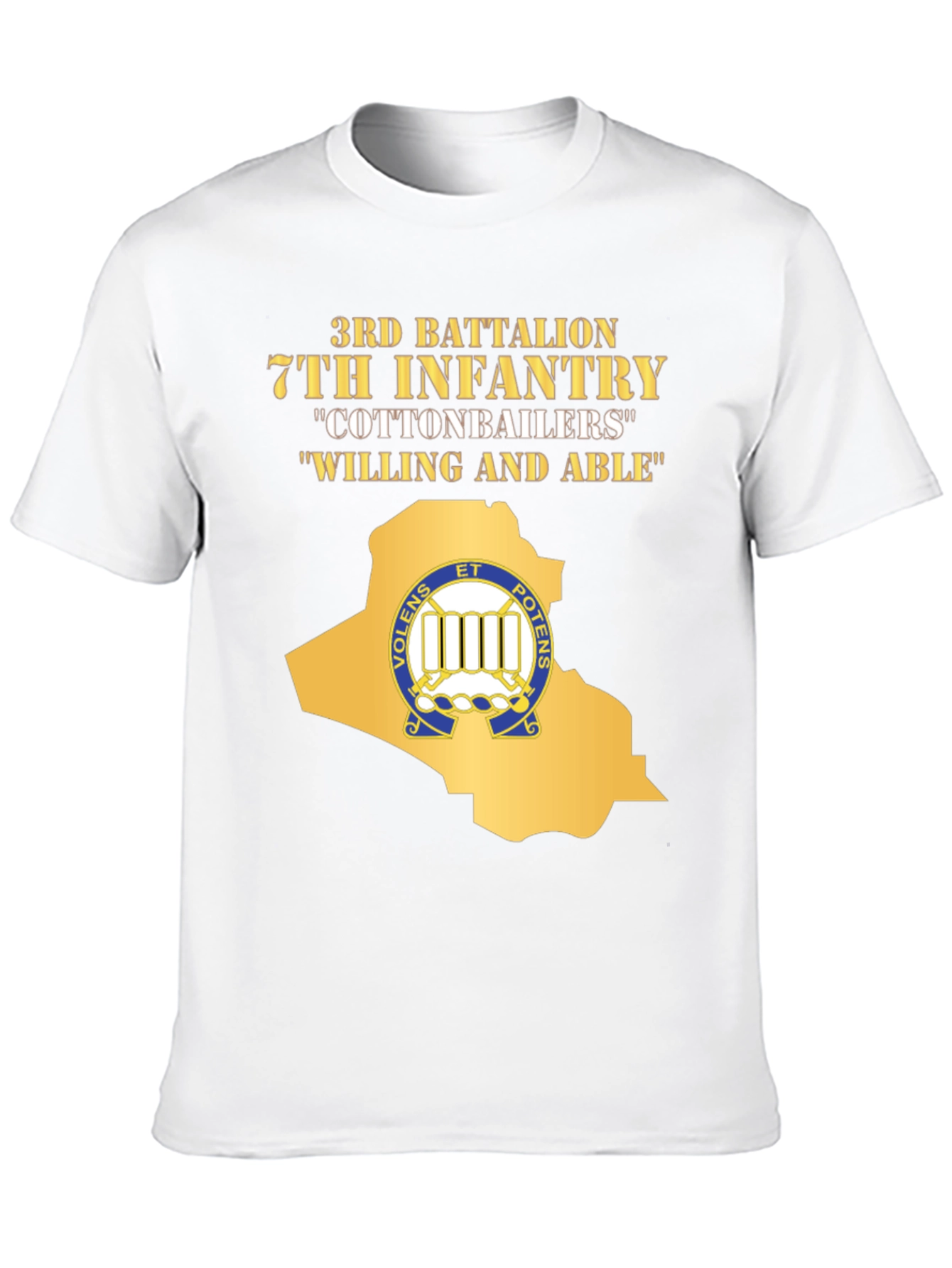 3rd Battalion 7th Infantry Cottonbailers T-Shirt