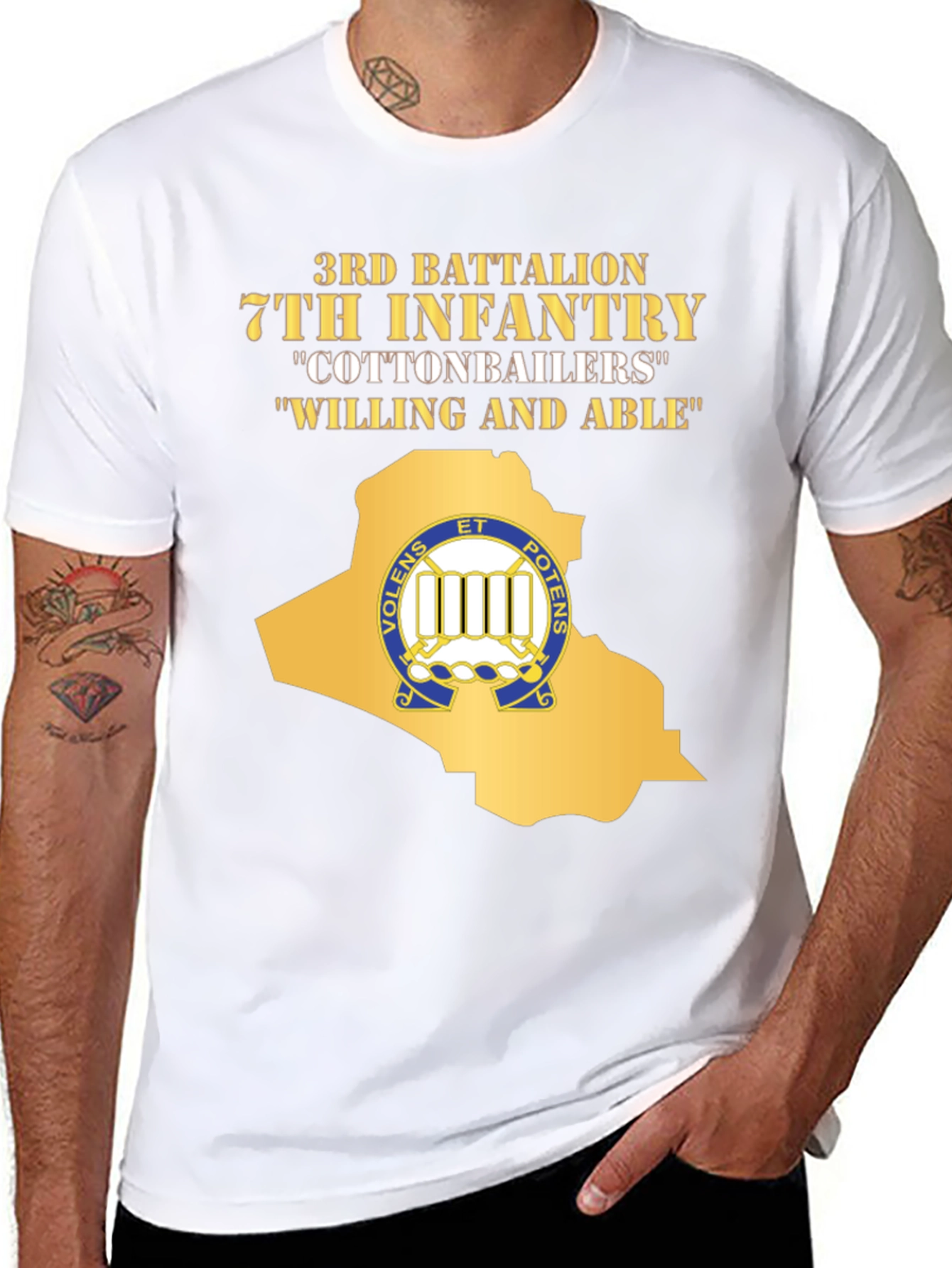 3rd Battalion 7th Infantry Cottonbailers T-Shirt