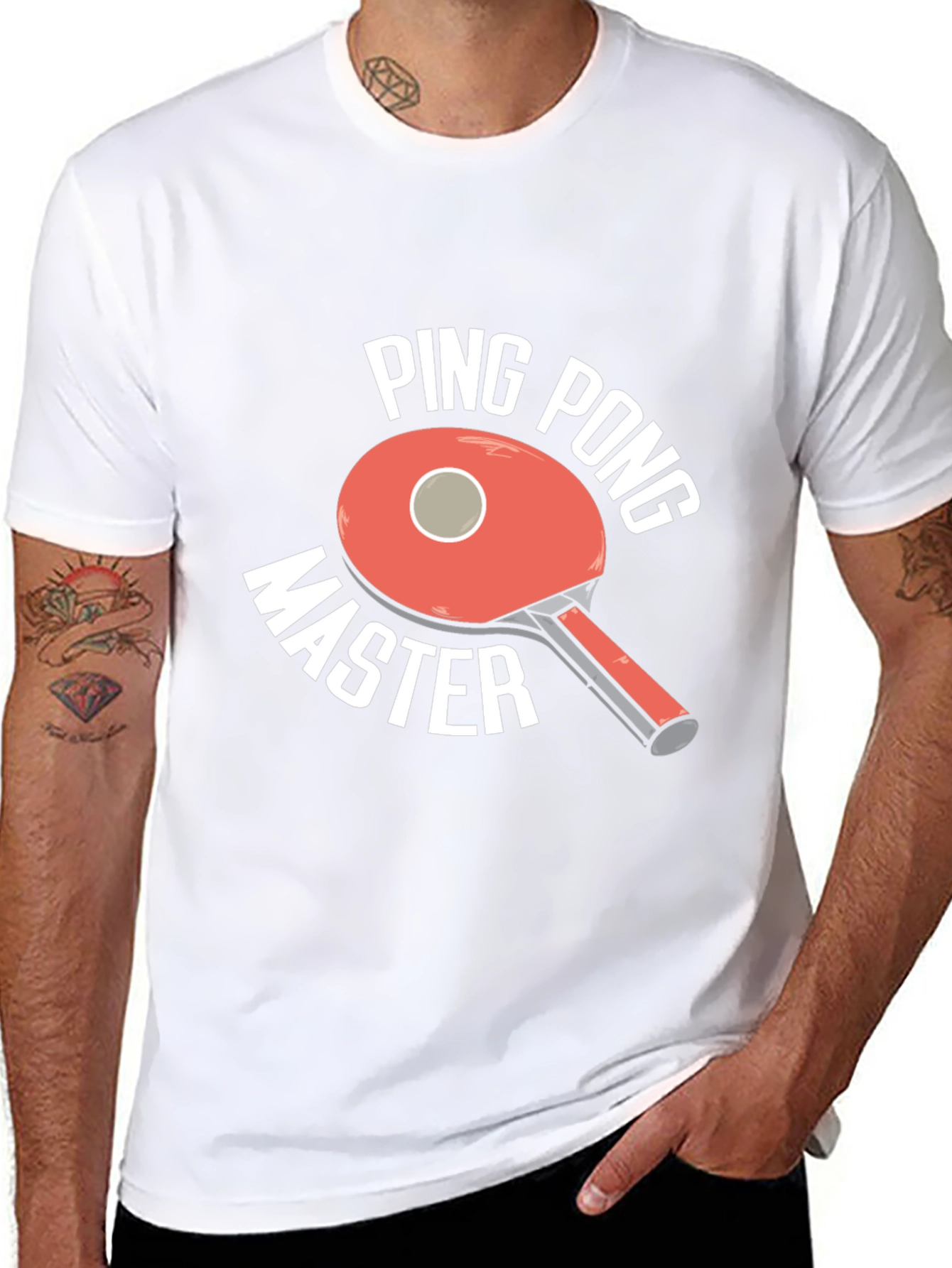 Ping Pong Master T-Shirt - Table Tennis Graphic Tee