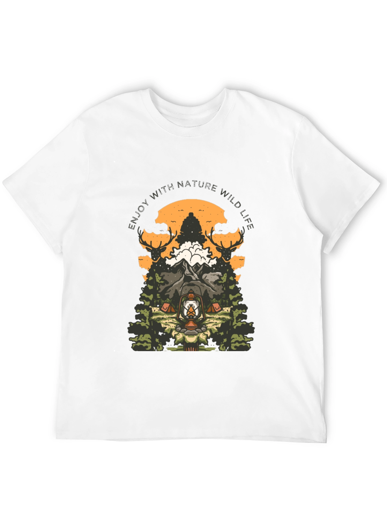 Nature Wild Life Graphic T-Shirt