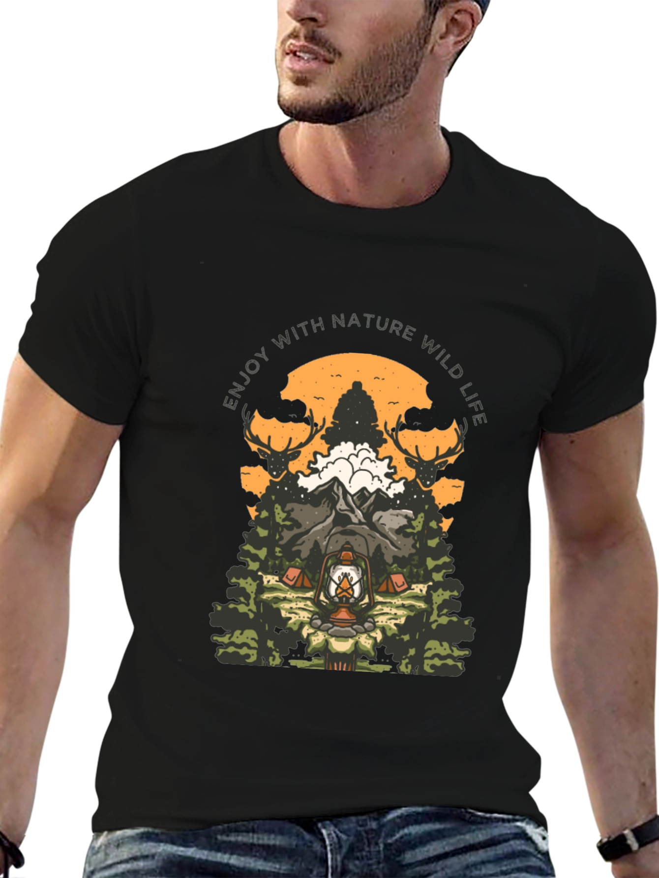 Nature Wild Life Graphic T-Shirt
