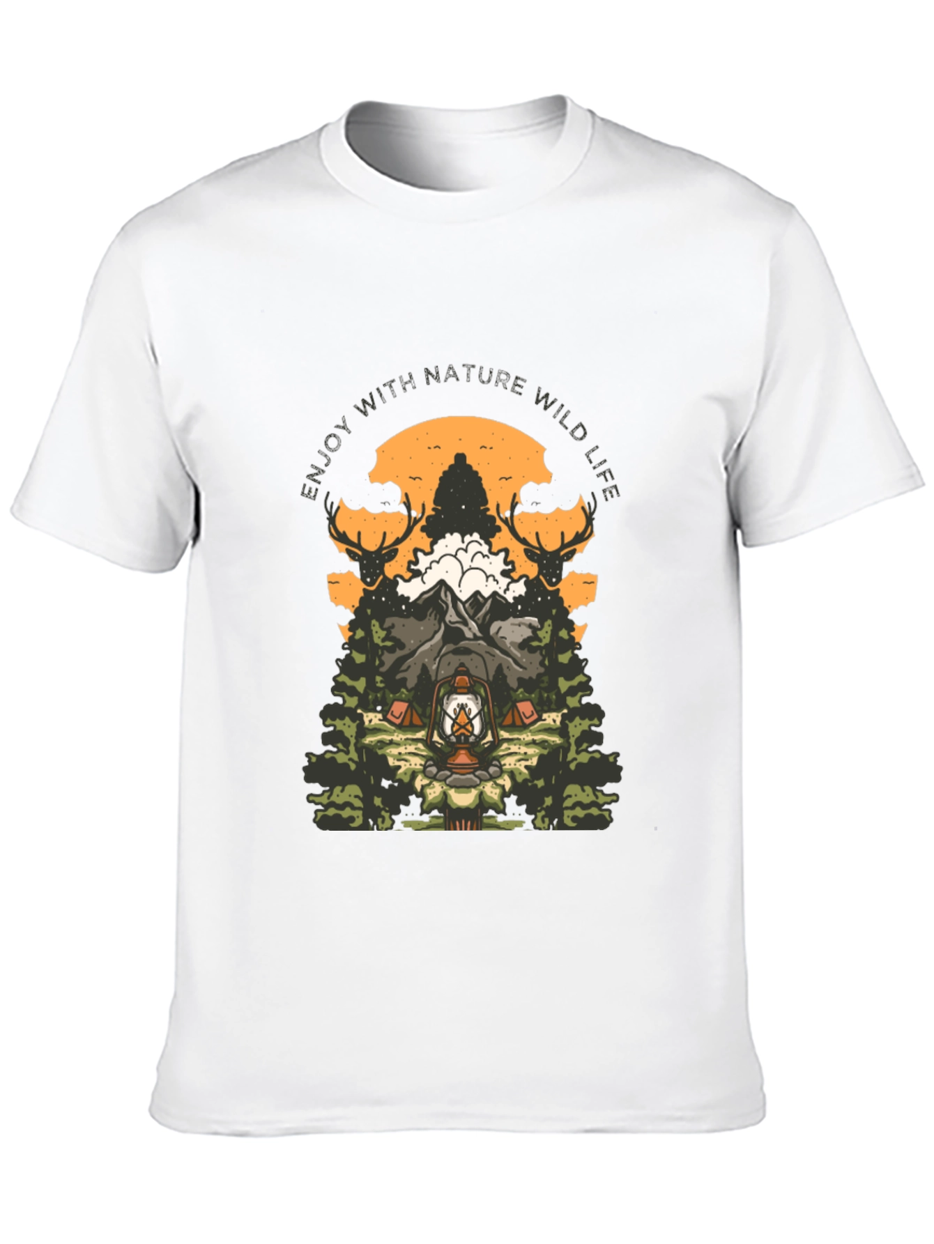 Nature Wild Life Graphic T-Shirt