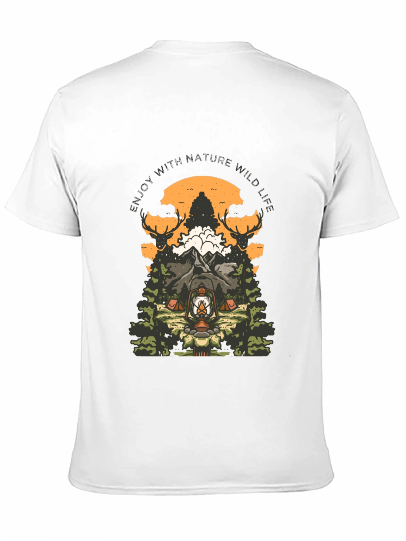 Nature Wild Life Graphic T-Shirt