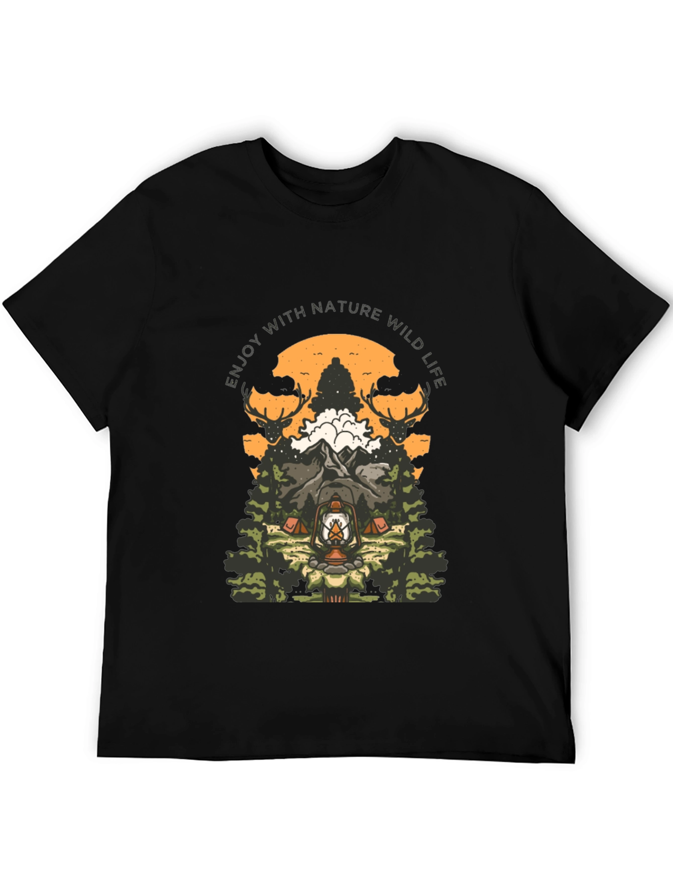 Nature Wild Life Graphic T-Shirt