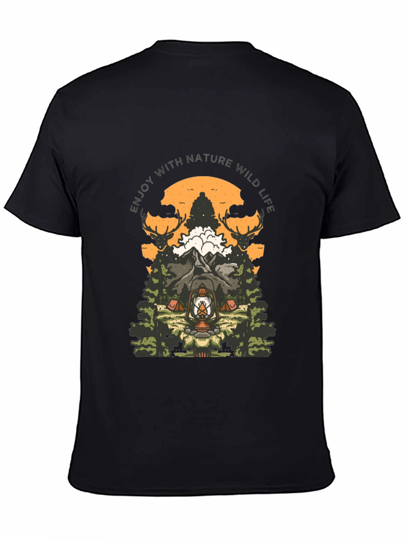 Nature Wild Life Graphic T-Shirt
