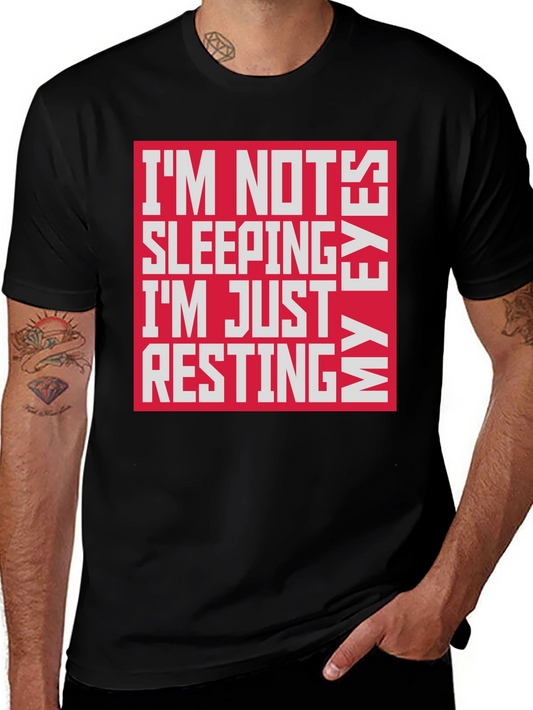 Funny Resting My Eyes Graphic Tee